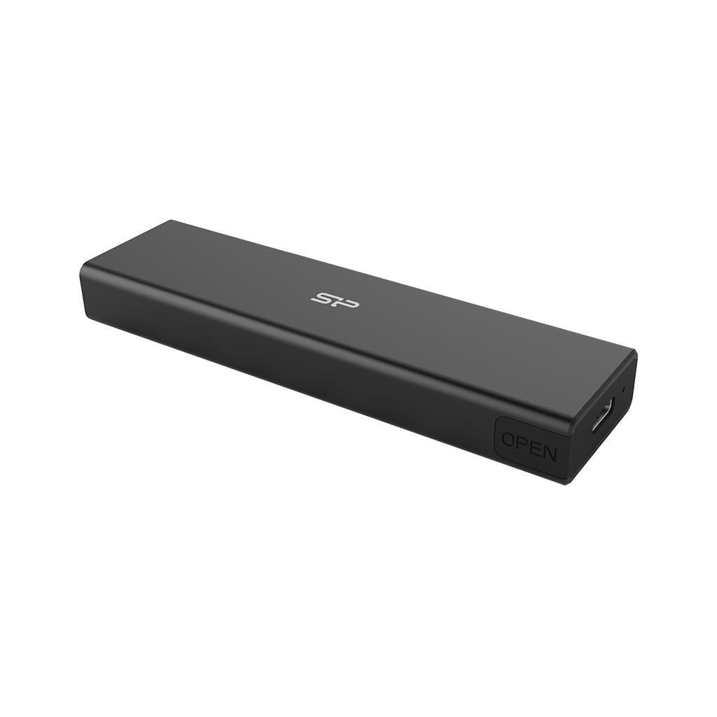 Festplatten-Gehäuse SILICON POWER PD60 - Speichergehäuse - M.2 - M.2 NVMe Card - 1.2 GB...