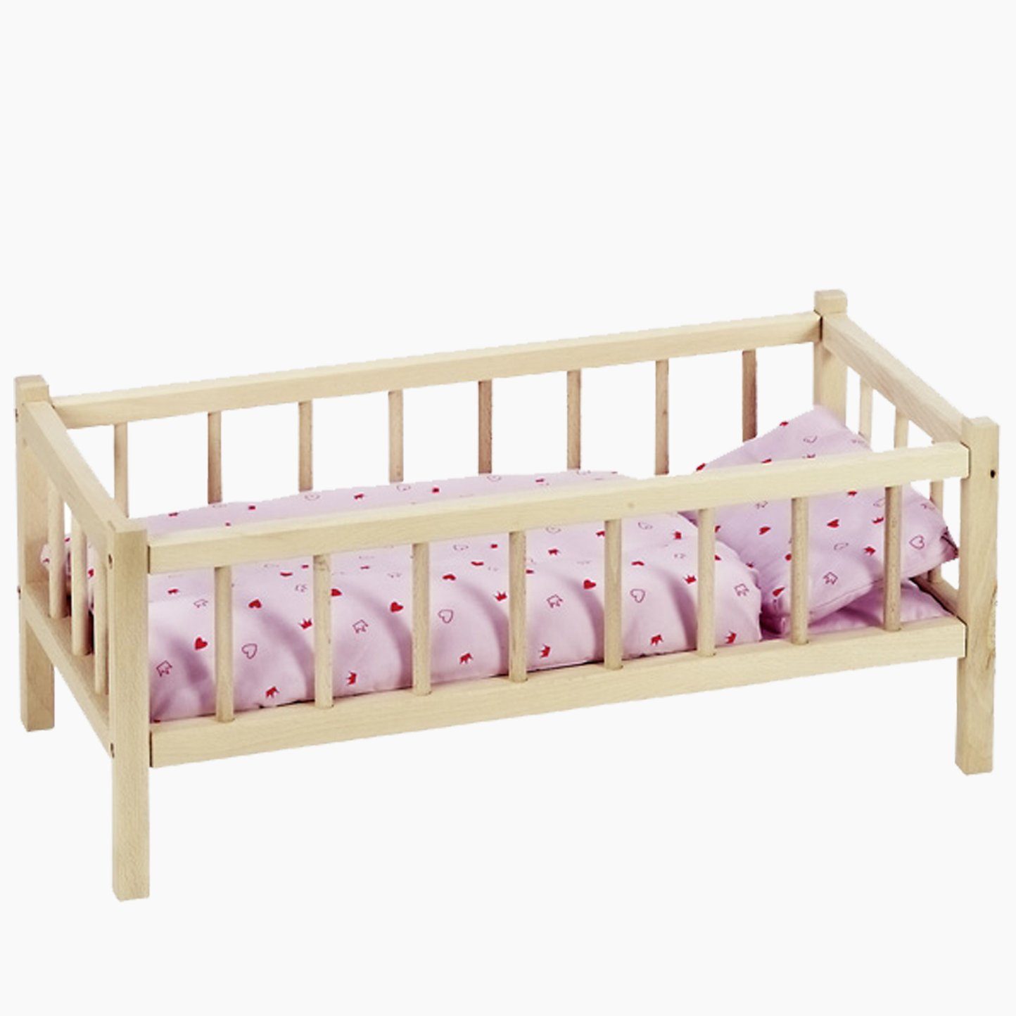goki Puppenbett Puppen Gitterbett Goki (packung, 1tlg., set typ), Modernes Design, kindgerechte Handhabung