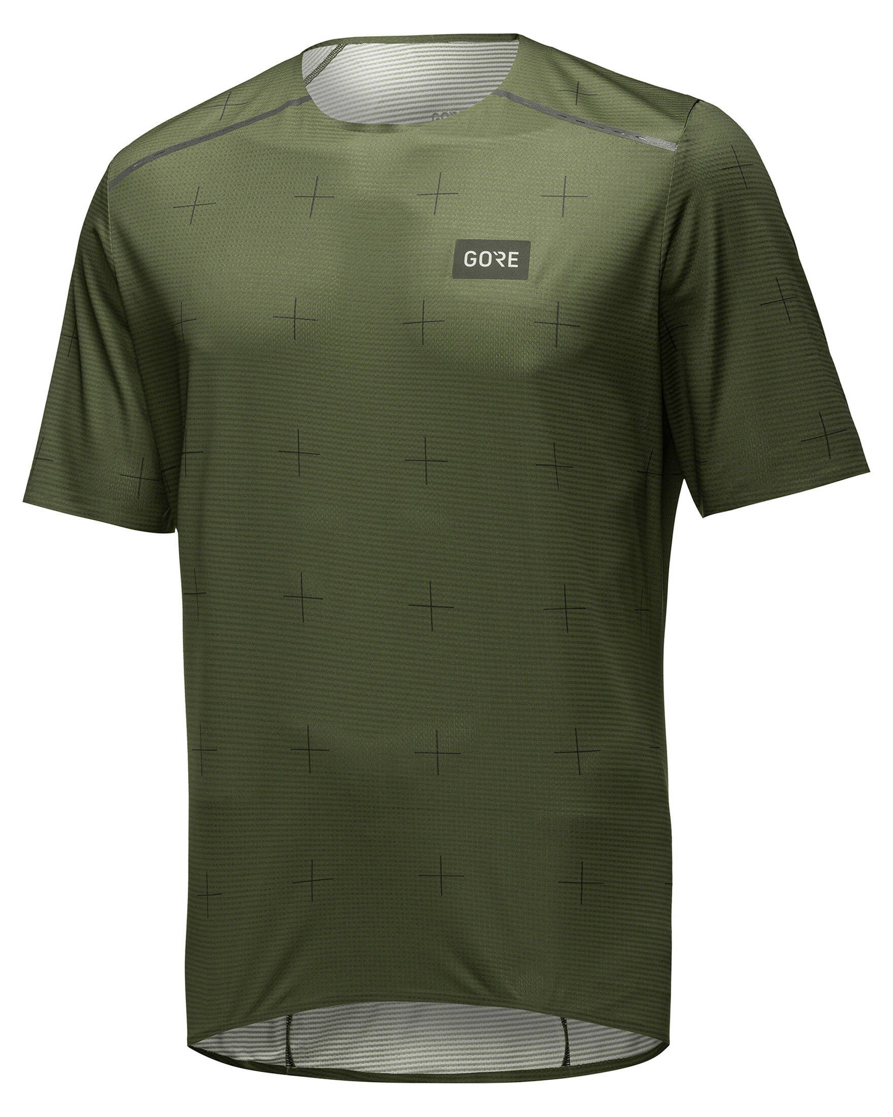 DAILY CONTEST Herren Utility Laufshirt Green GORE® Laufshirt (1-tlg) Wear