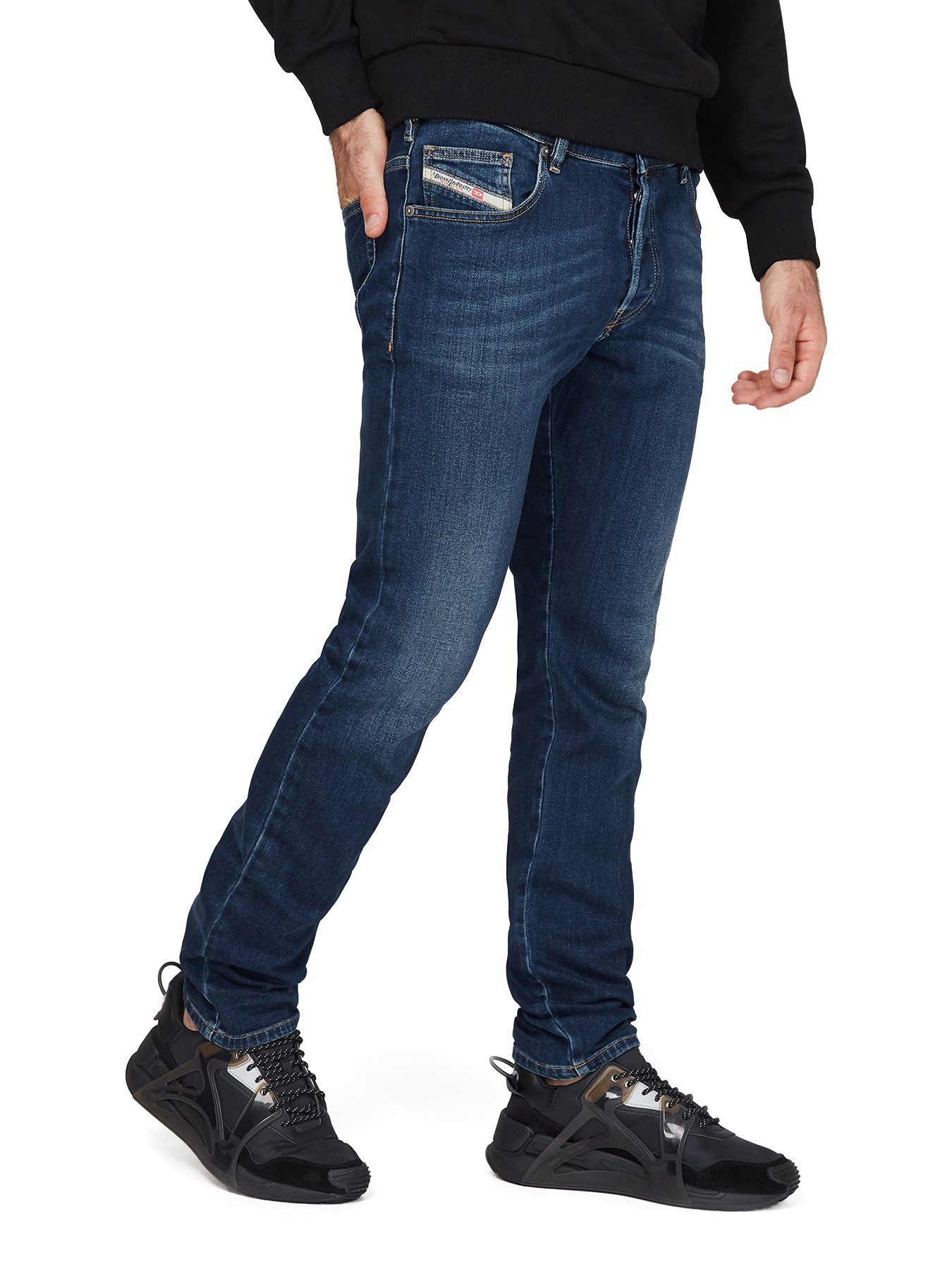 Diesel - Slim-fit-Jeans Tapered Hose 009ML D-Yennox Stretch
