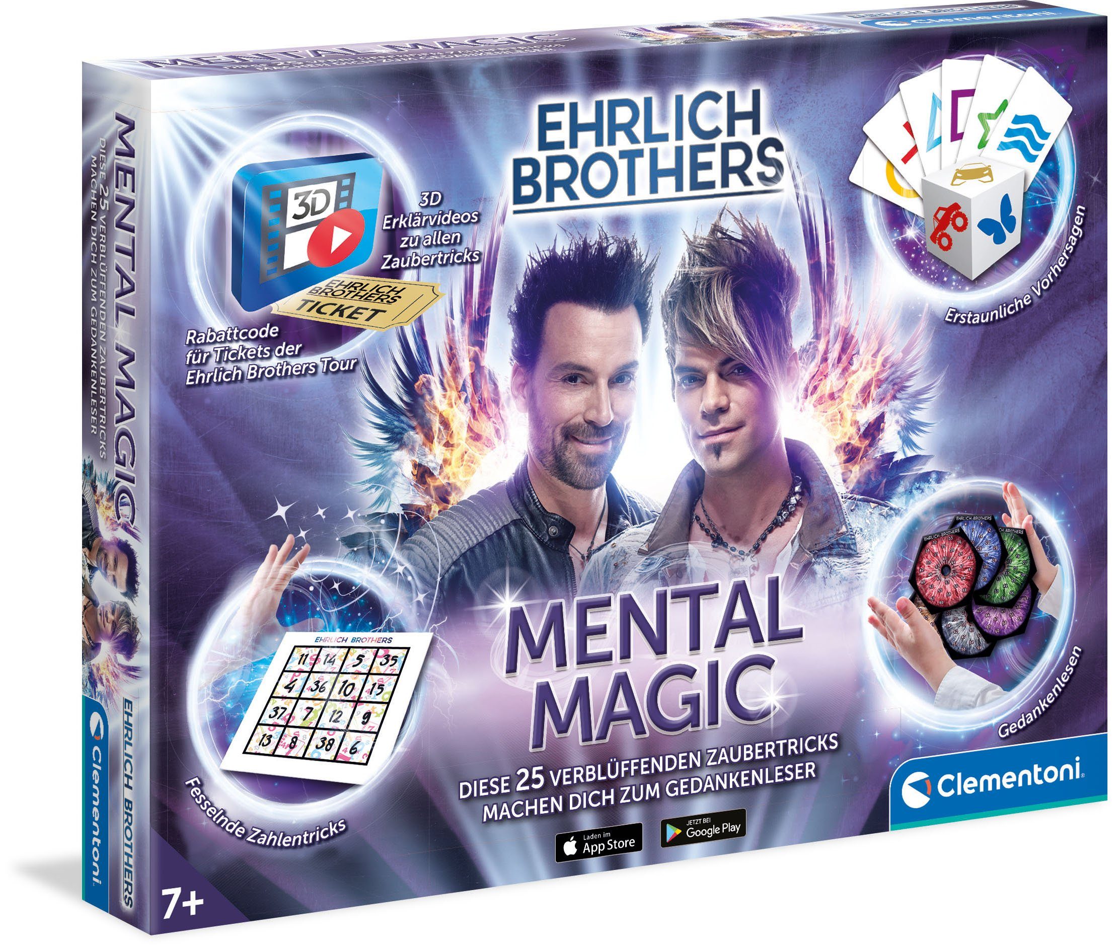 Clementoni® Zauberkasten Ehrlich Brothers, Mental Magic, Made in Europe