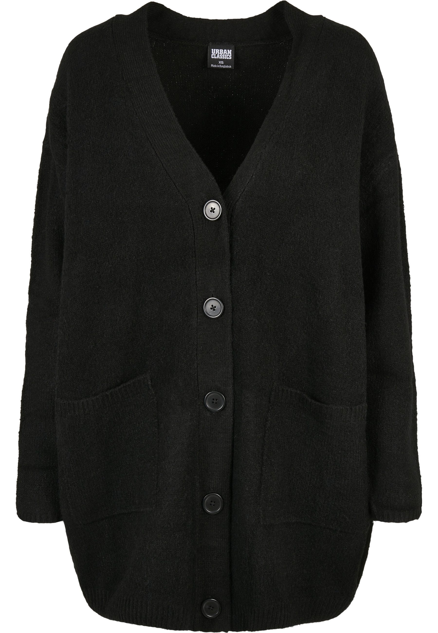 URBAN CLASSICS Cardigan Urban Classics Ladies Chunky Fluffy Knit Cardigan (1-tlg)