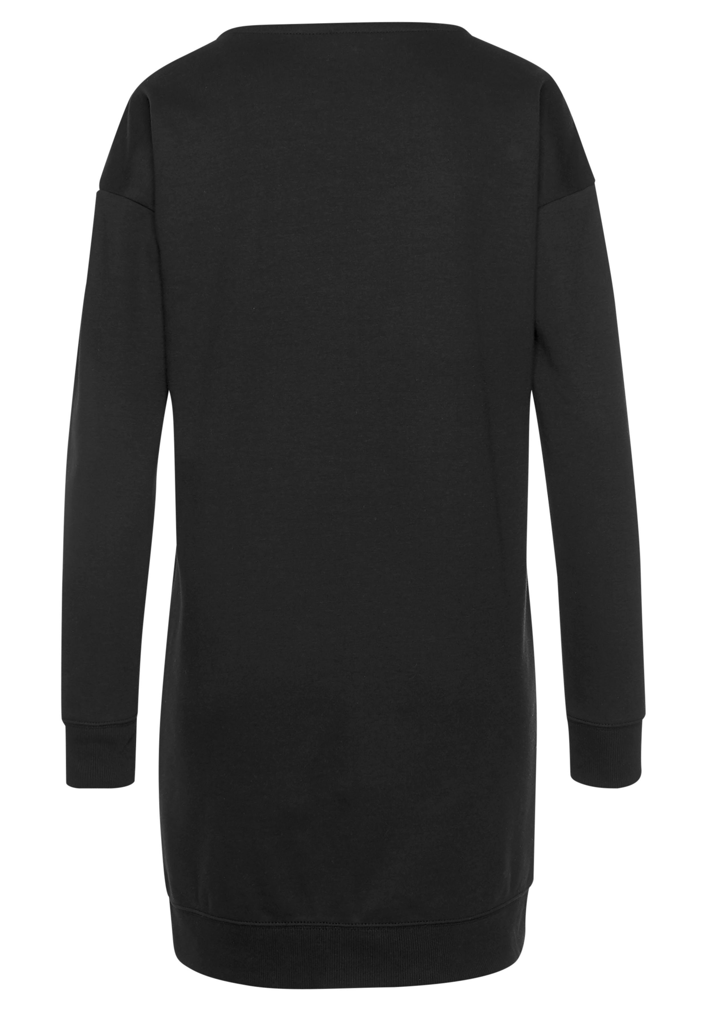 Bench. Loungewear Sweatkleid mit seitlichem Logoprint