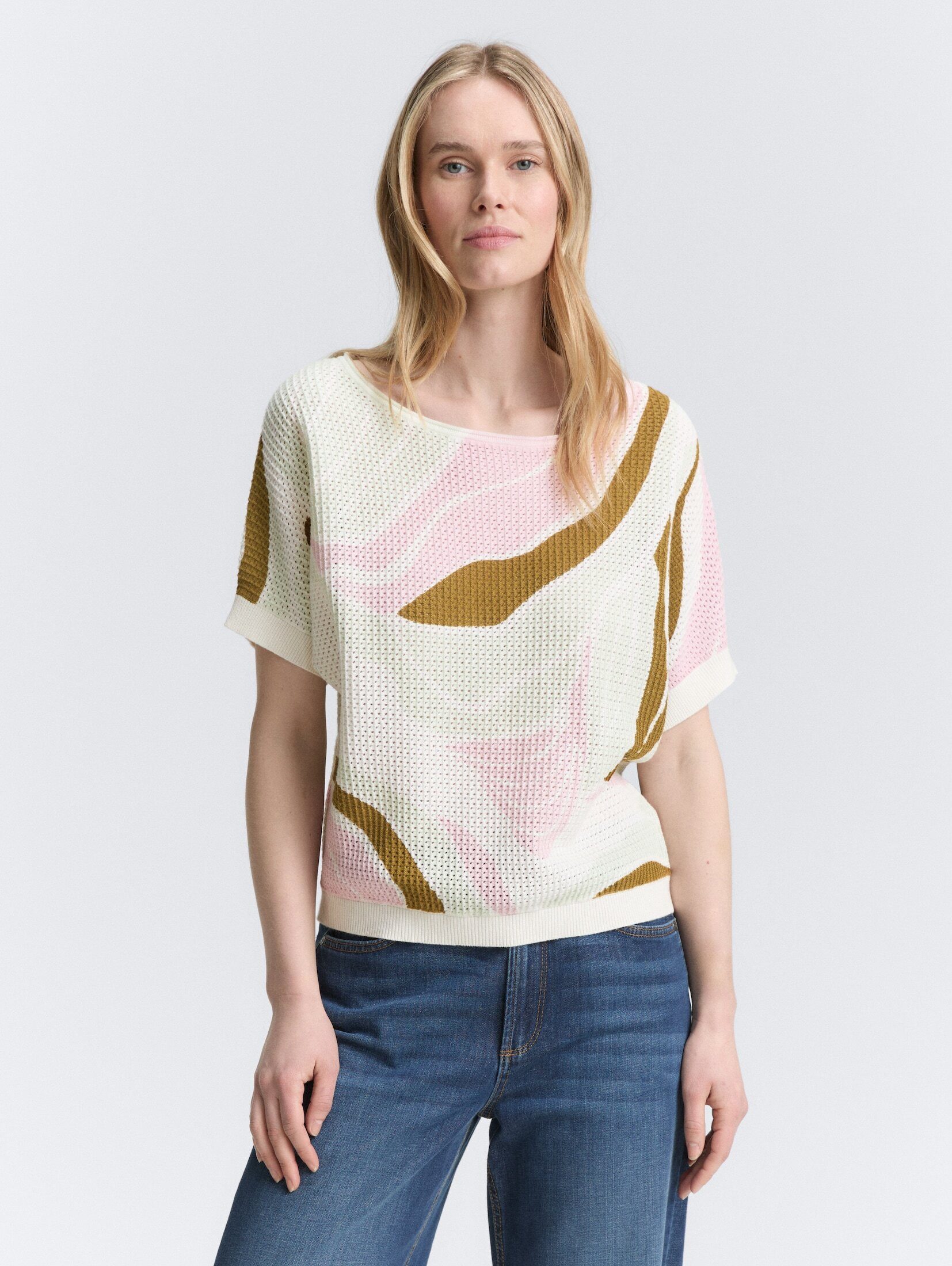 TOM TAILOR Strickpullover Strickpullover mit Muster günstig online kaufen