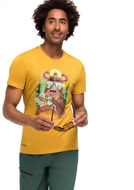 Maier Sports T-Shirt Tistam S/S M Herren Kurzarmshirt mit Print für Wandern und Freizeit
