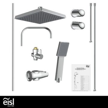 Schütte Brausegarnitur EASY ENERGY, Höhe 102 cm, 1 Strahlart(en), höhenverstellbar, Antikalk, Edelstahl