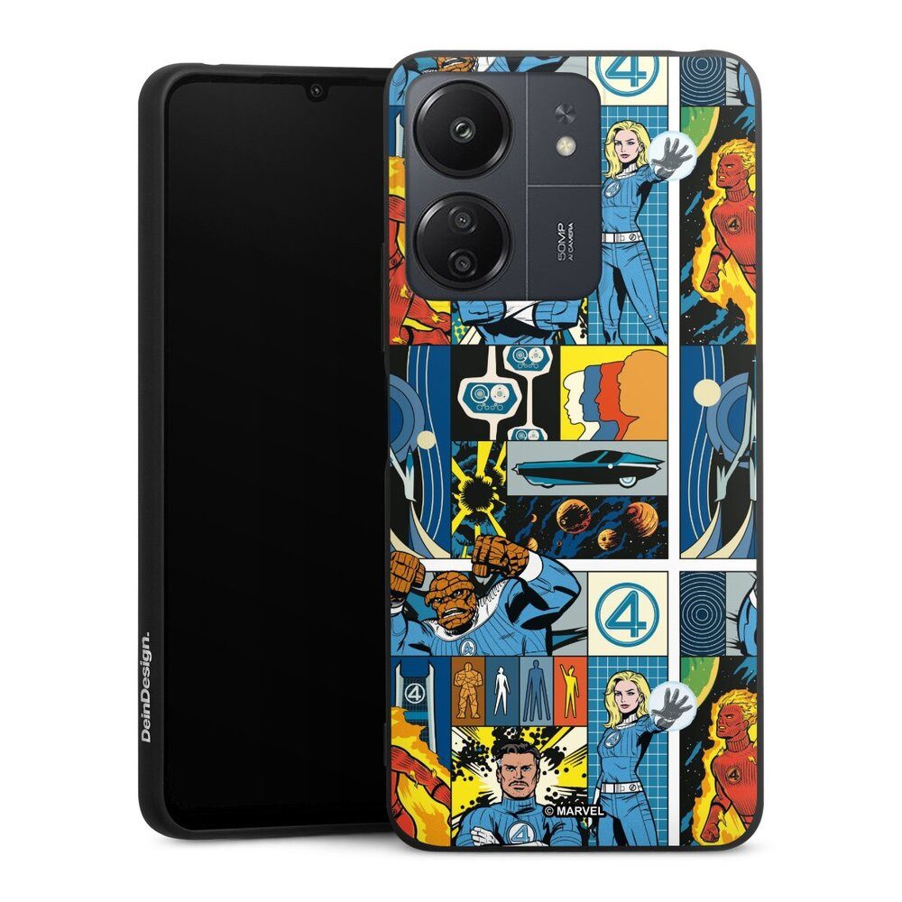 DeinDesign Handyhülle Marvel The Fantastic Four Offizielles Lizenzprodukt, Xiaomi Redmi 13C 4G Silikon Hülle Premium Case Handy Schutzhülle