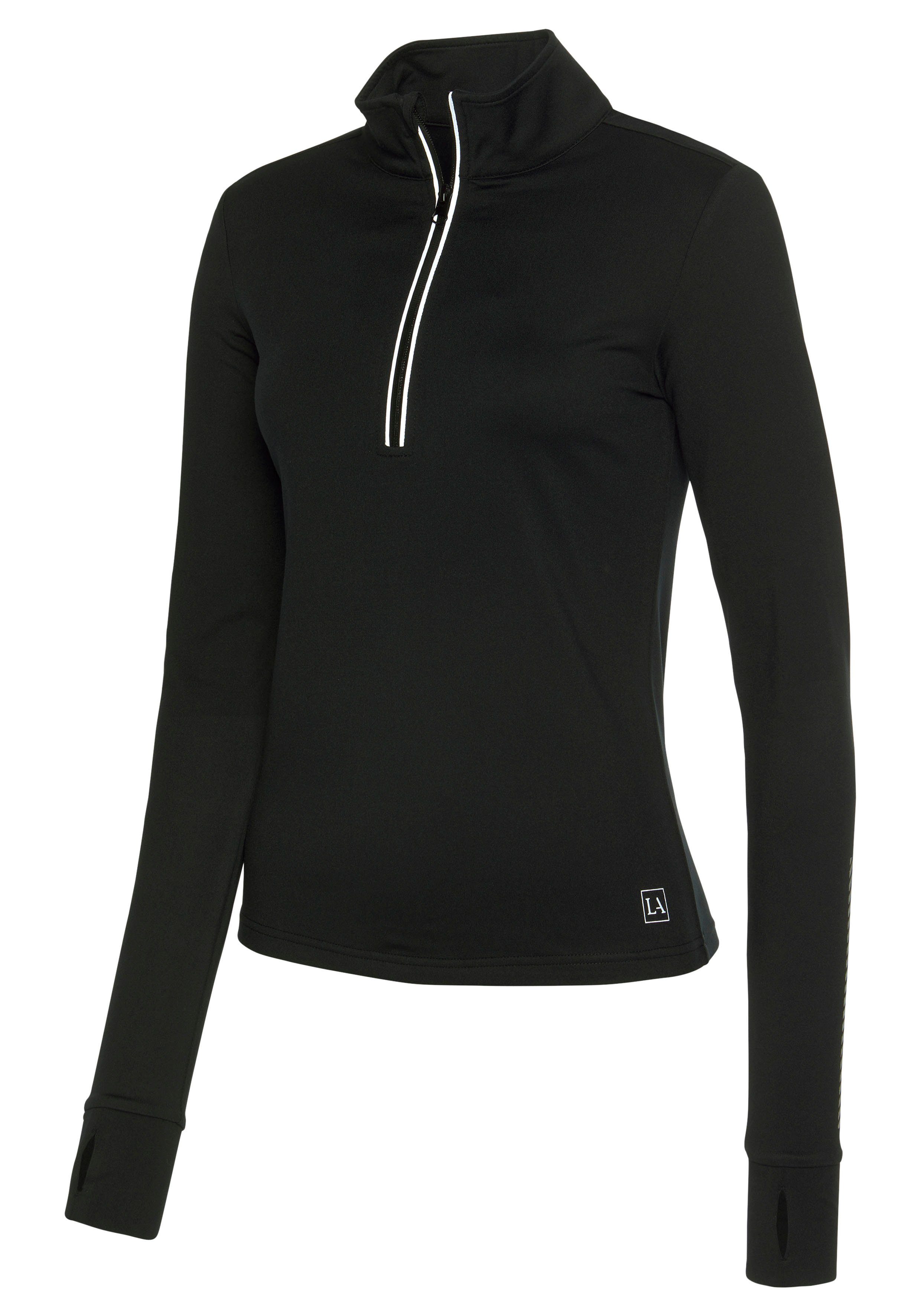 LASCANA ACTIVE Laufshirt Thermo mit reflektierenden Details