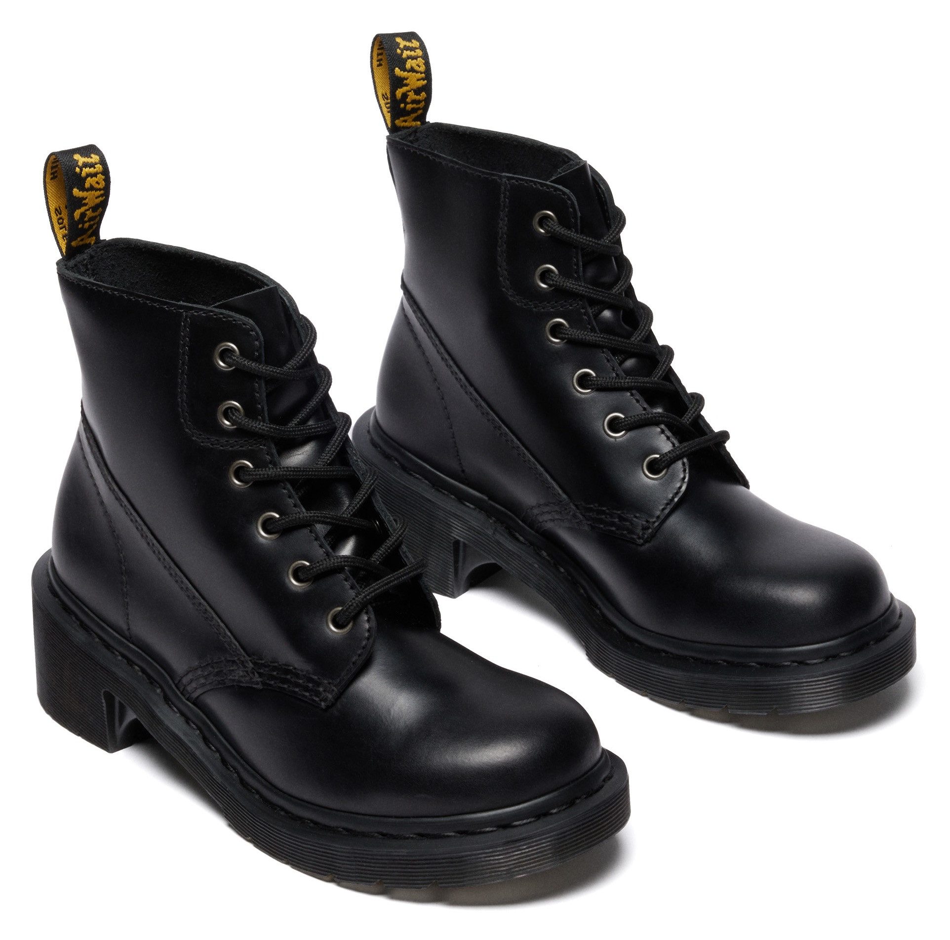 DR. MARTENS Alderstone Schnürboots Stiefelette, Schnürboots mit Blockabsatz