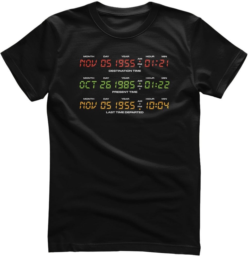 Back to the Future T-Shirt Delorean Display T-Shirt