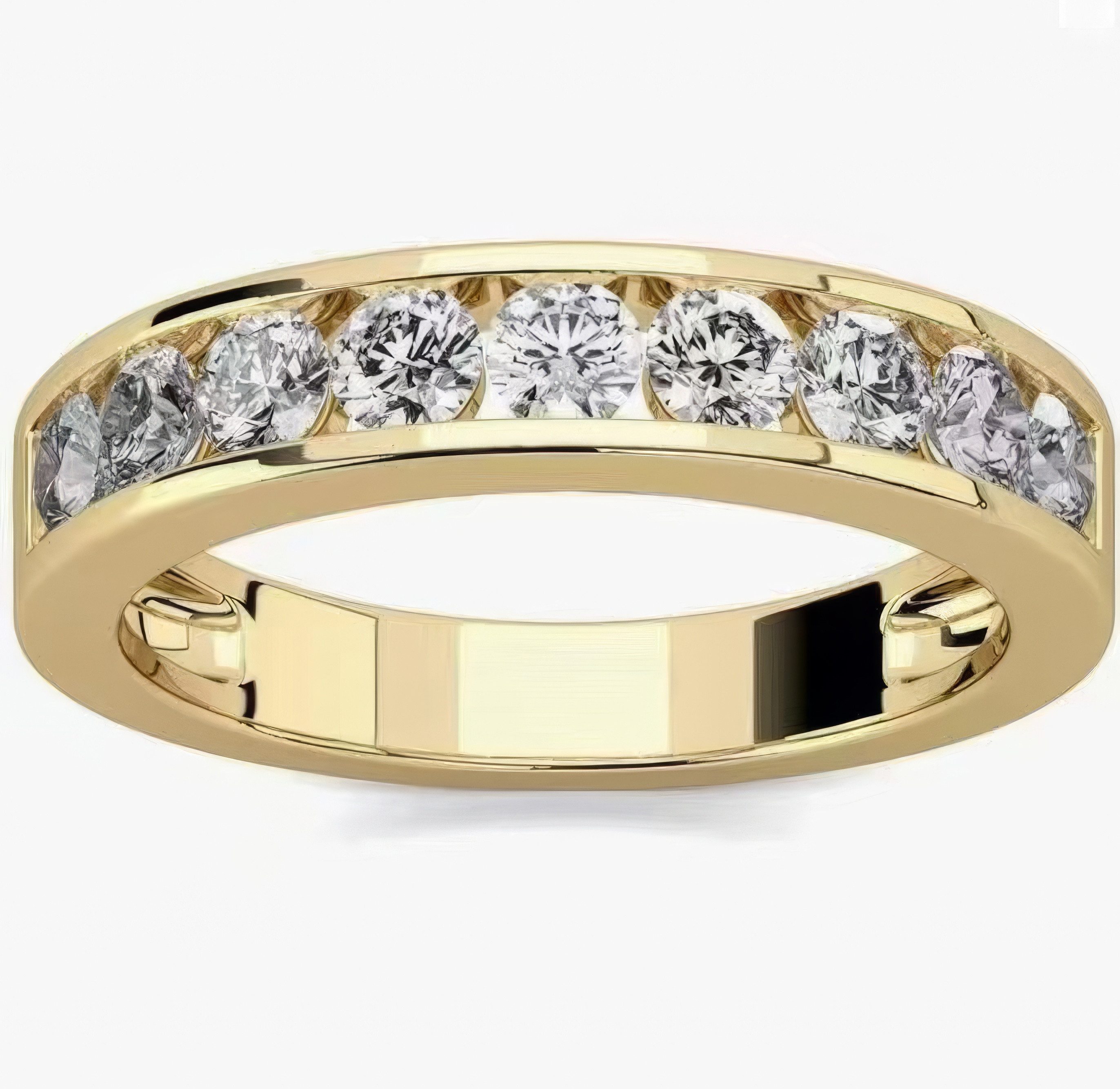 Diamantring ring gold damen, Ring mit Pavé-Besatz, gold ring, wedding ring
