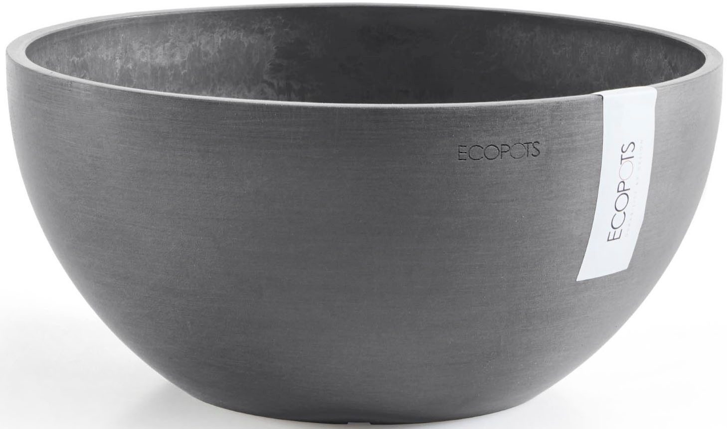 ECOPOTS Blumentopf BRUSSELS Grey, BxTxH: 30x30x14 cm