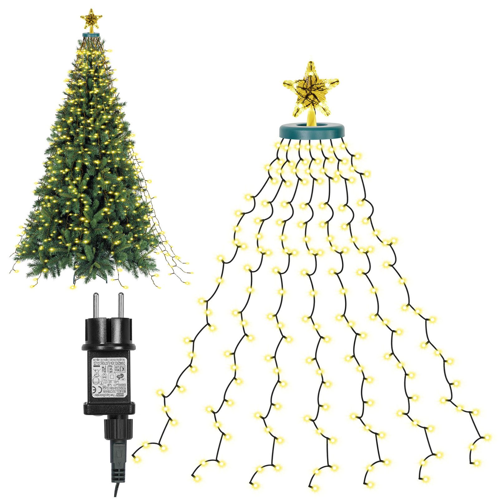 MUPOO Lichterkette Led Lichterkette Weihnachtsbaum, 8 günstig online kaufen