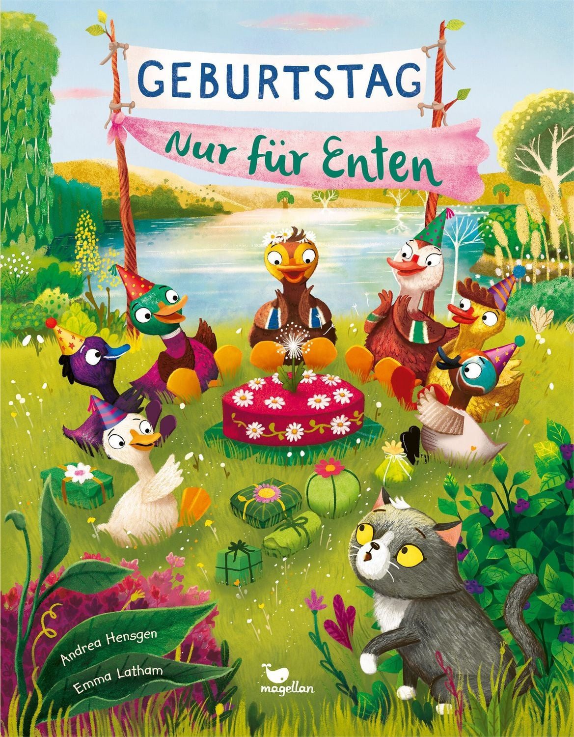 Geburtstag - Nur für Enten / Andrea Hensgen, Bilderbuch ab 3 Jahren über das Ausgeschlossensein vom Kindergeburtstag