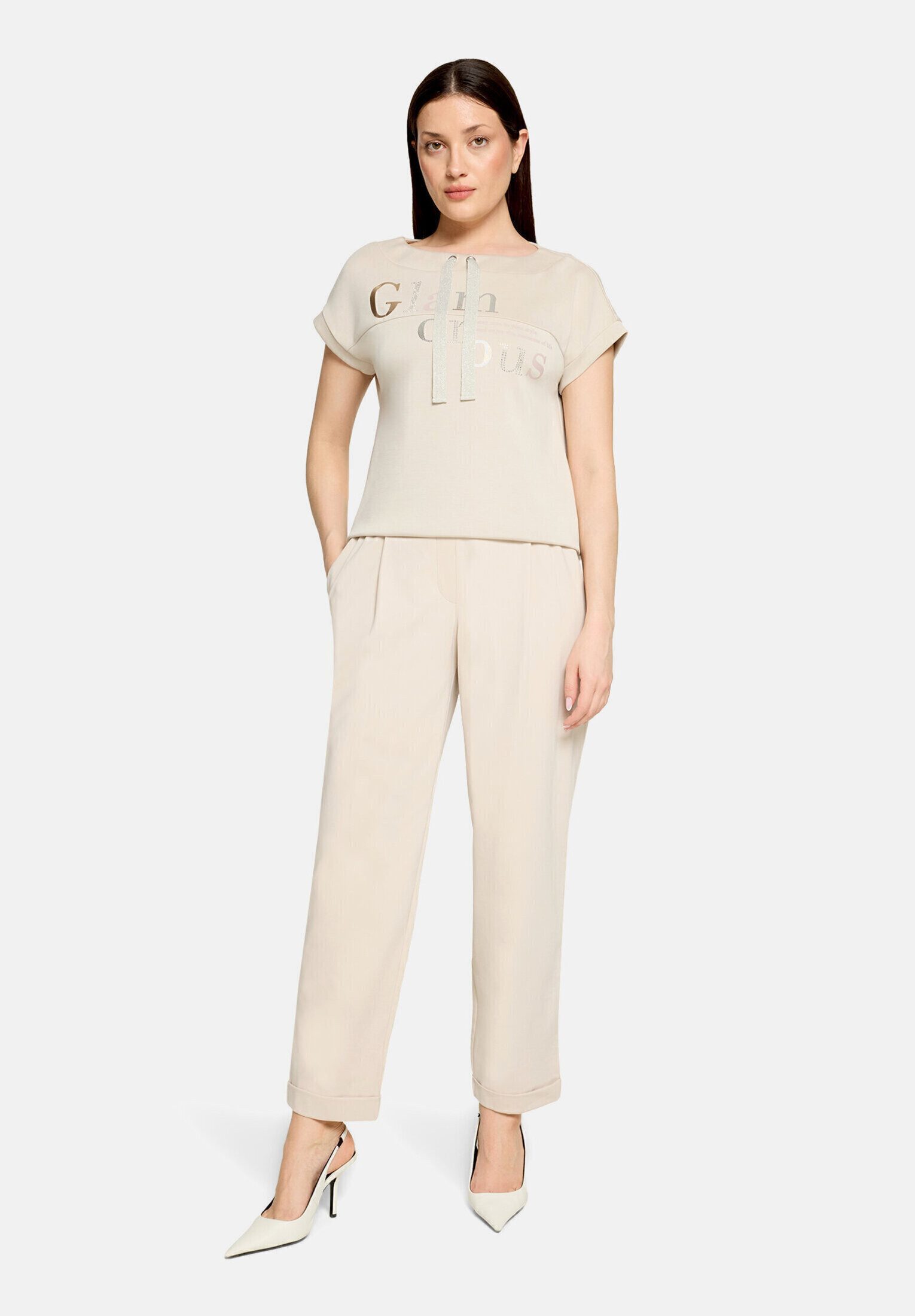 Betty Barclay Kurzarmshirt Damen mit Strass (1-tlg)