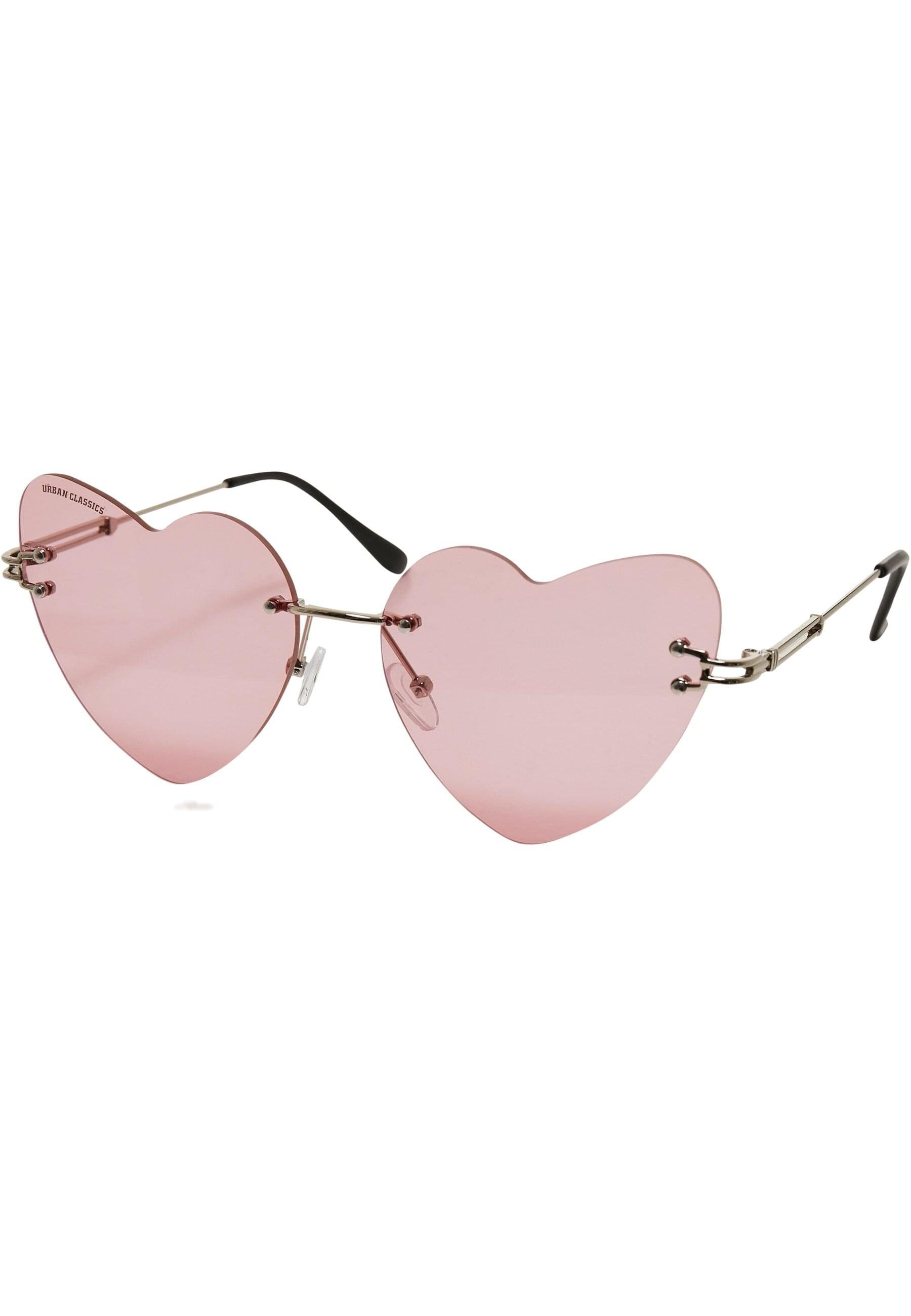 Sunglasses Heart With CLASSICS Chain Unisex Sonnenbrille rose/silver URBAN