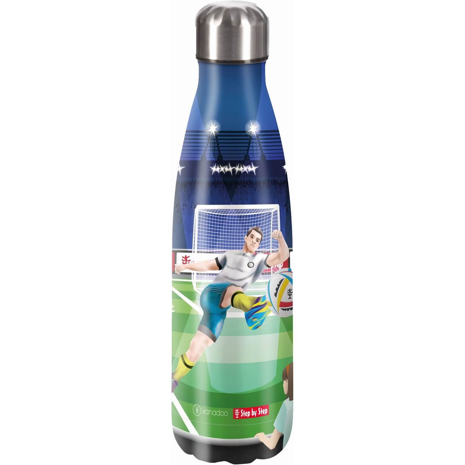 Step by Step Trinkflasche Isolierte Edelstahl-Trinkflasche Soccer Ben
