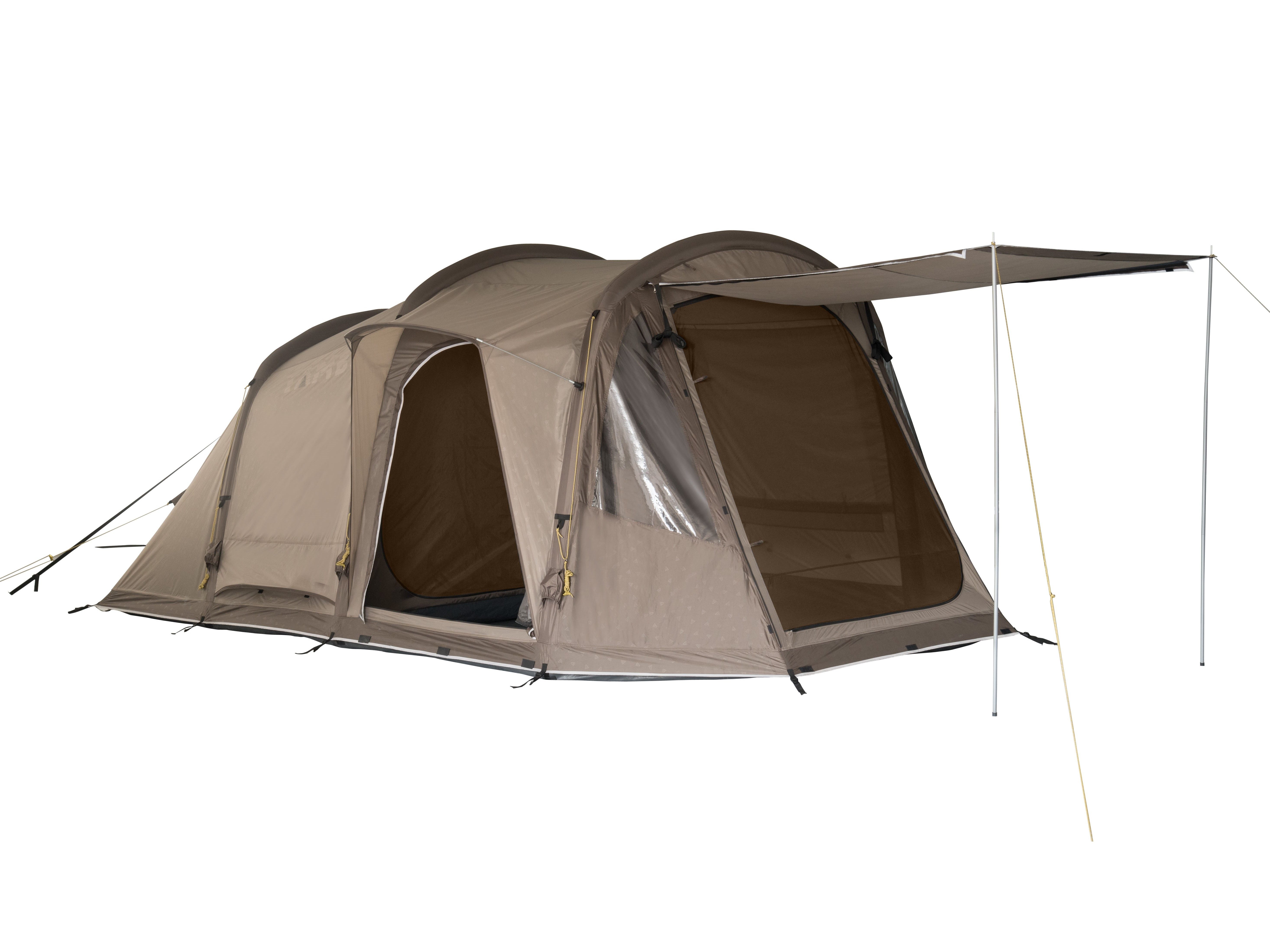 Tambu aufblasbares Zelt TAMBU - HUSIR - Familien Tunnelzelt Air, Personen: 4, 100 % recycelter Polyester, PFC frei