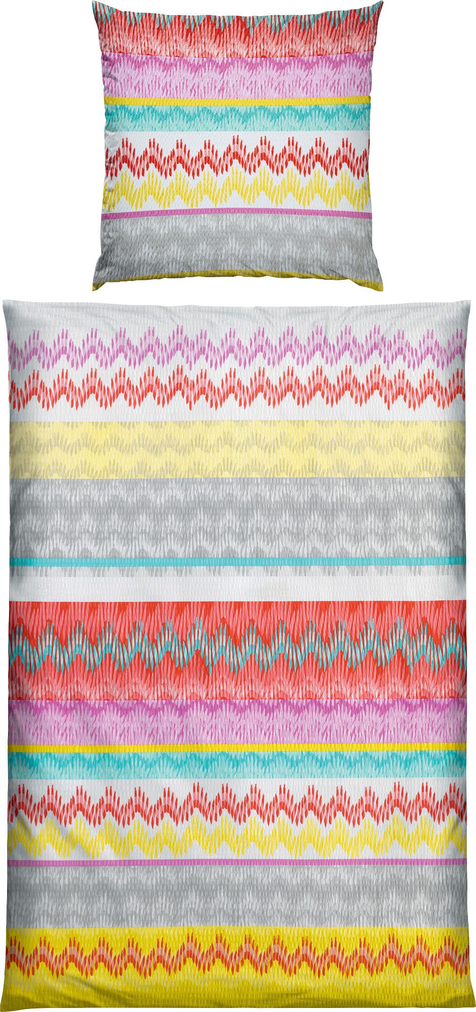 Erwin Müller Bettwäsche Bettwäsche, Seersucker, Grafik günstig online kaufen