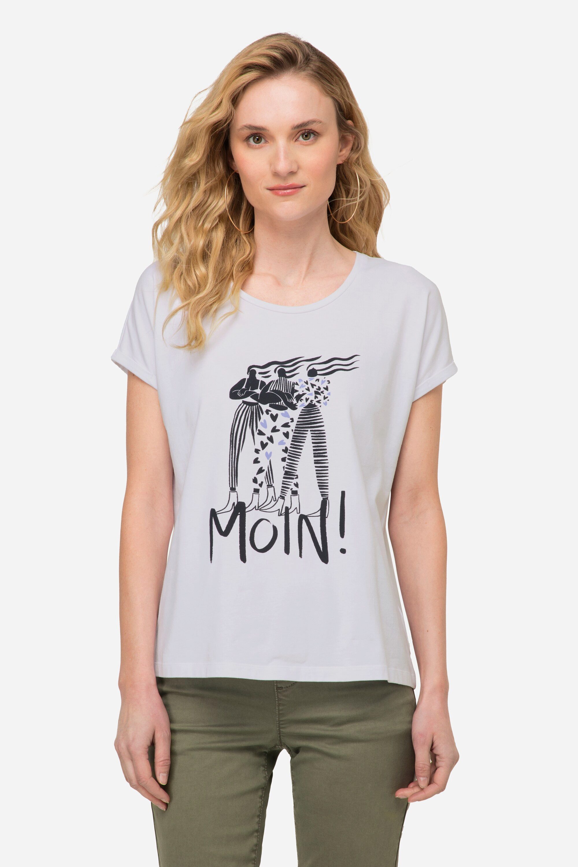 Laurasøn T-Shirt T-Shirt oversized Frauen Motiv günstig online kaufen