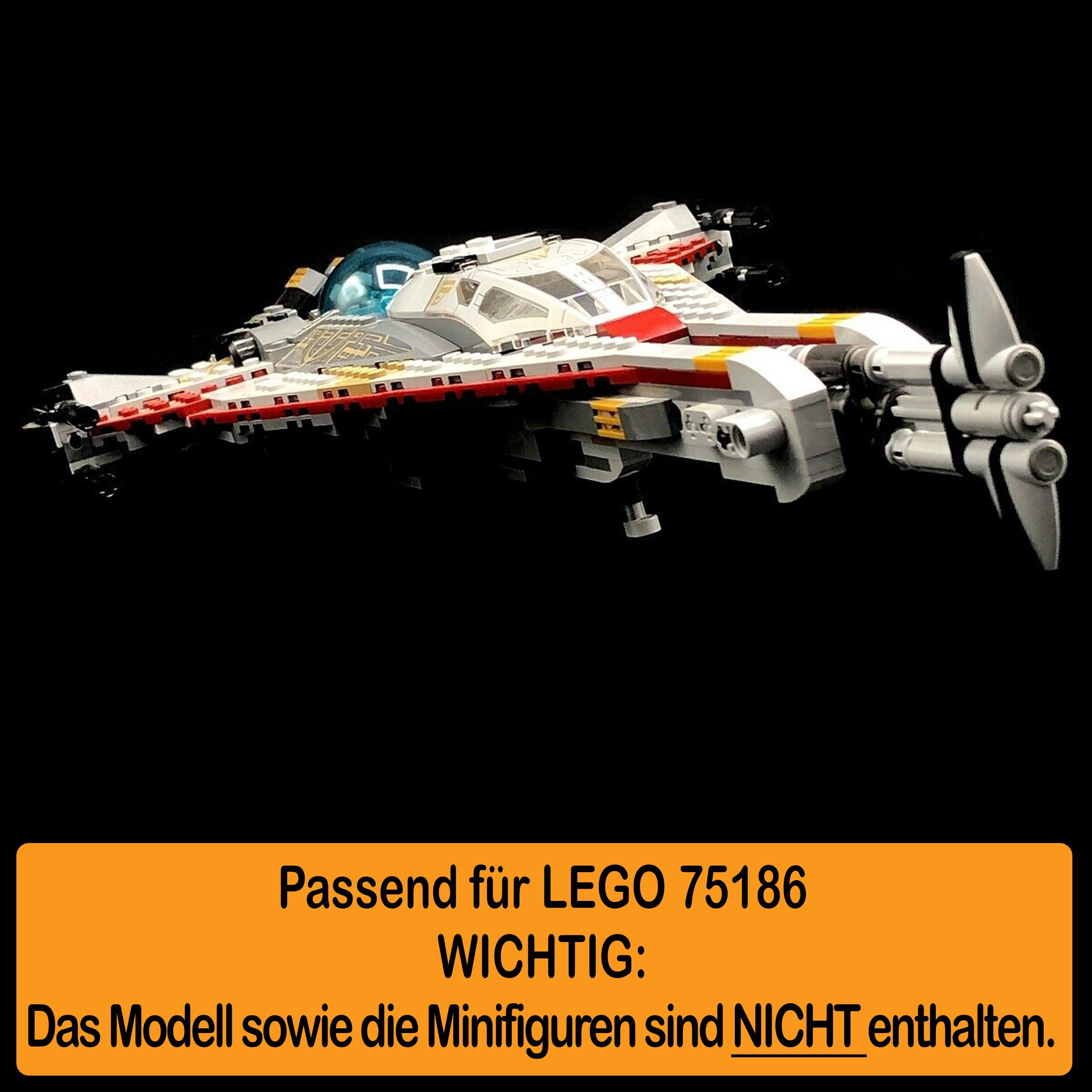 LEGO Standfuß für Made Germany Stand 100% und einstellbar, AREA17 (verschiedene selbst Winkel in 75186 Display zum Acryl zusammenbauen), The Arrowhead Positionen