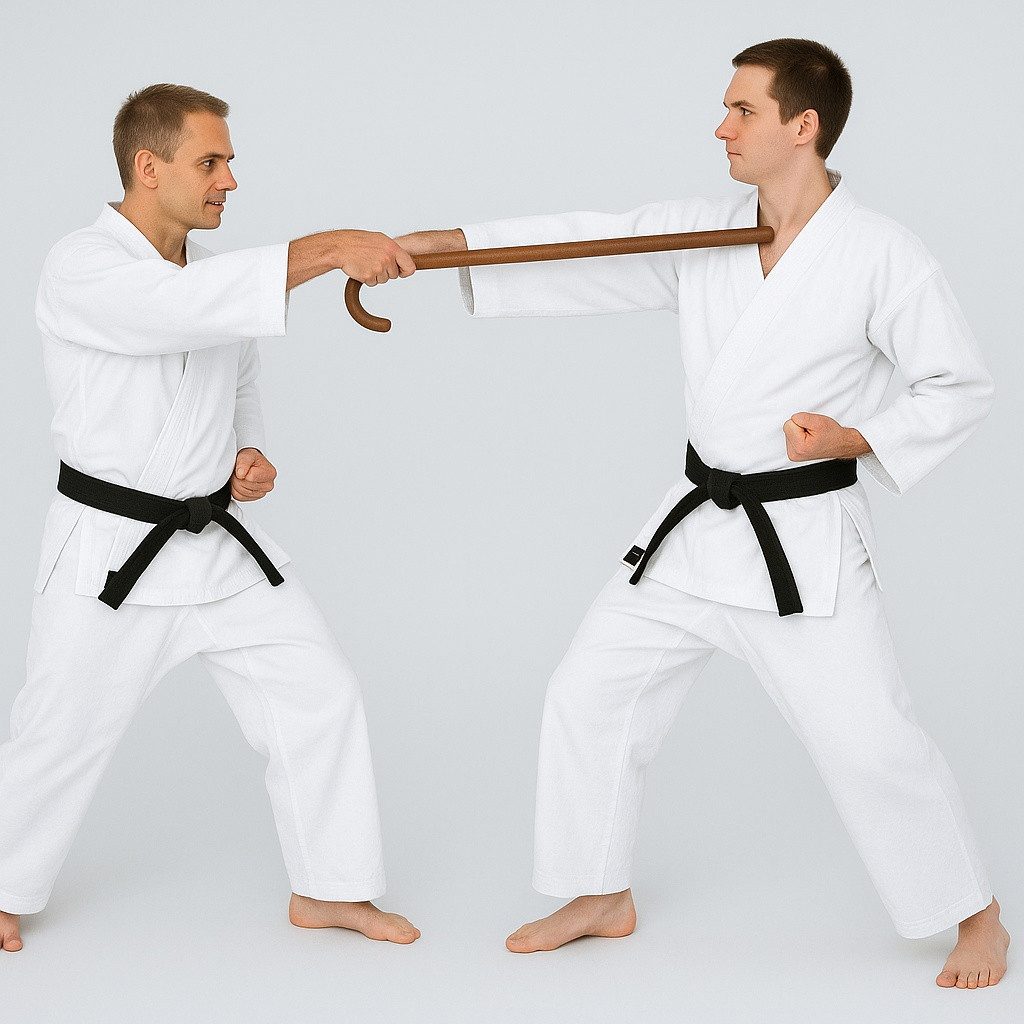 BAY-Sports Stockregenschirm Jipangi Krückstock Gehstock rundem günstig online kaufen