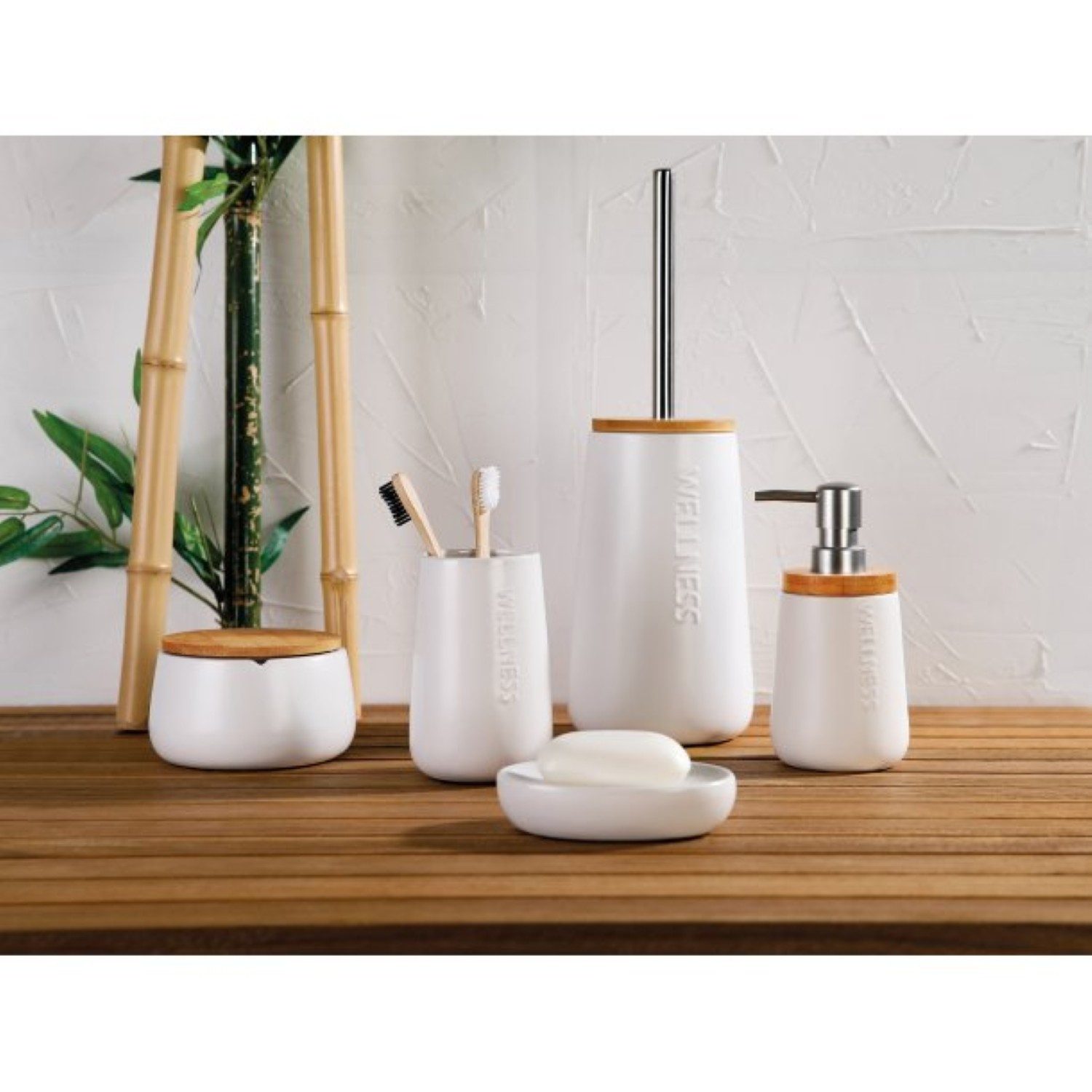 axentia Seifenschale Bonja Wellness, Breite: 13 cm, 1-St., ovale Seifenablage für Bad & Gäste-WC
