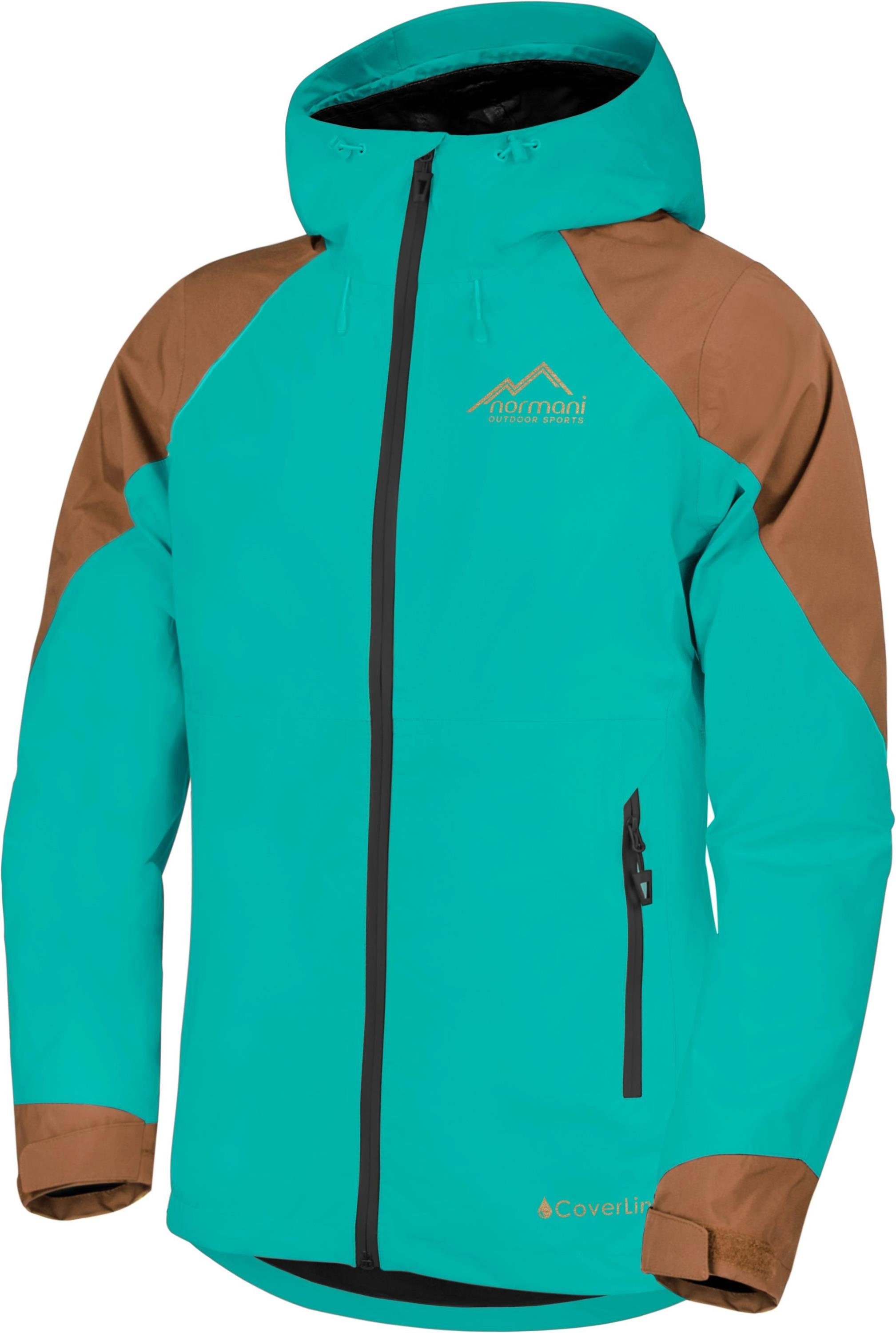 normani Regenjacke Herren Regenjacke Cardiff leichte, atmungsaktive Outdoorjacke mit Kapuze - Wassersäule: 20000 mm