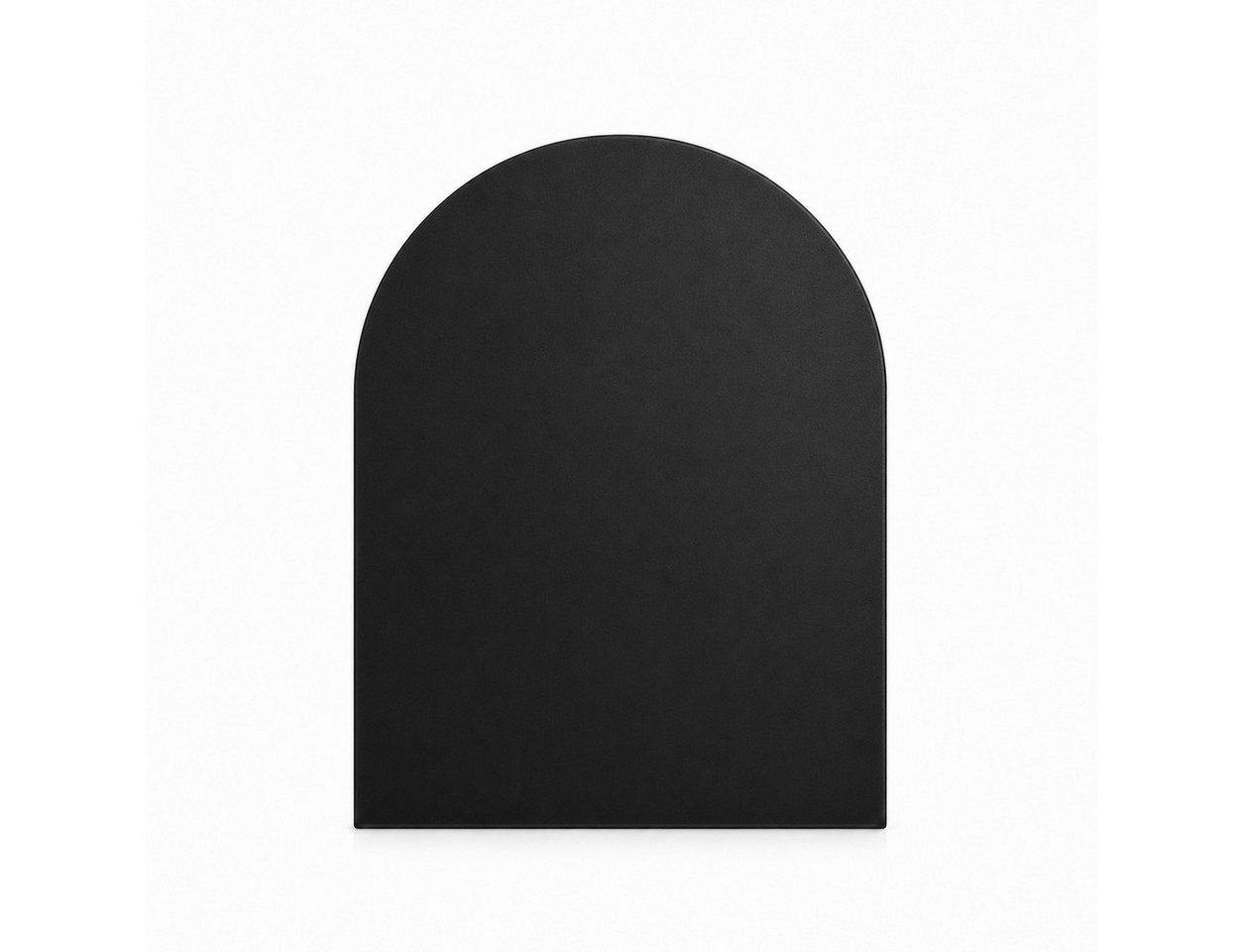 Hanseatic Bodenschutzplatte für Kaminöfen Halbrund 100 Stahl, 1-St., Stahl-Halbrund, 100 x 120 cm, 2mm Stärke, schwarz, zum Funkenschutz