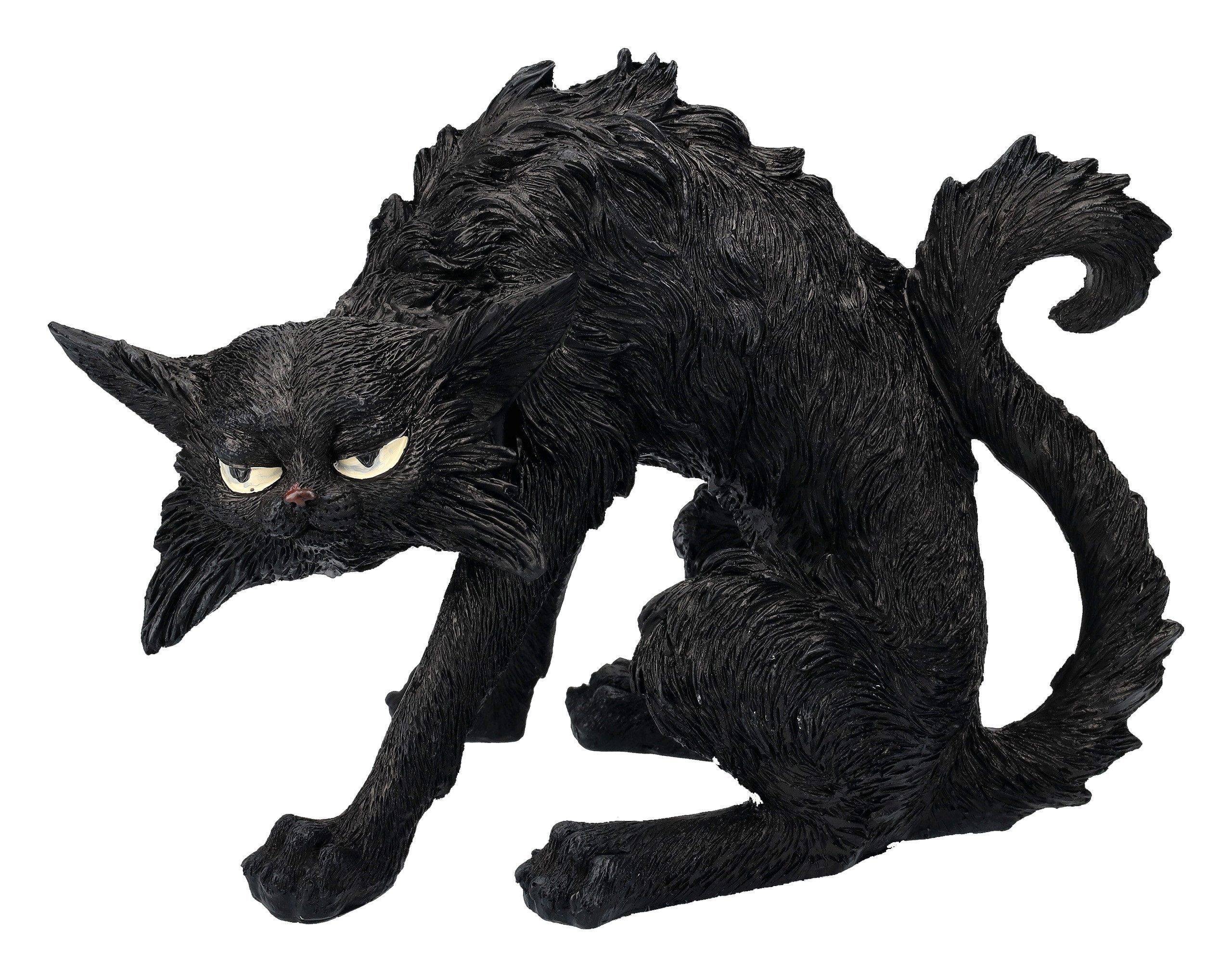Figuren Shop GmbH Tierfigur Schwarze Katzen Figur - Spite klein - Dekofigur Dekoration Fantasy