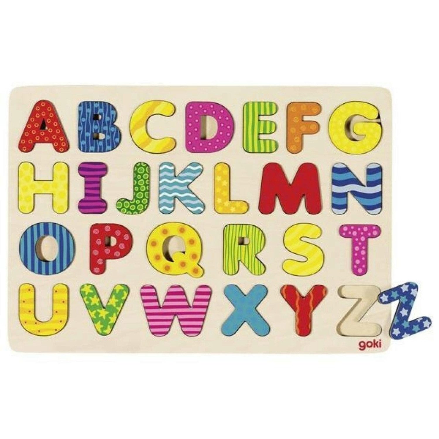 goki Puzzle Holzpuzzle im Doppelpack Alphabet günstig online kaufen