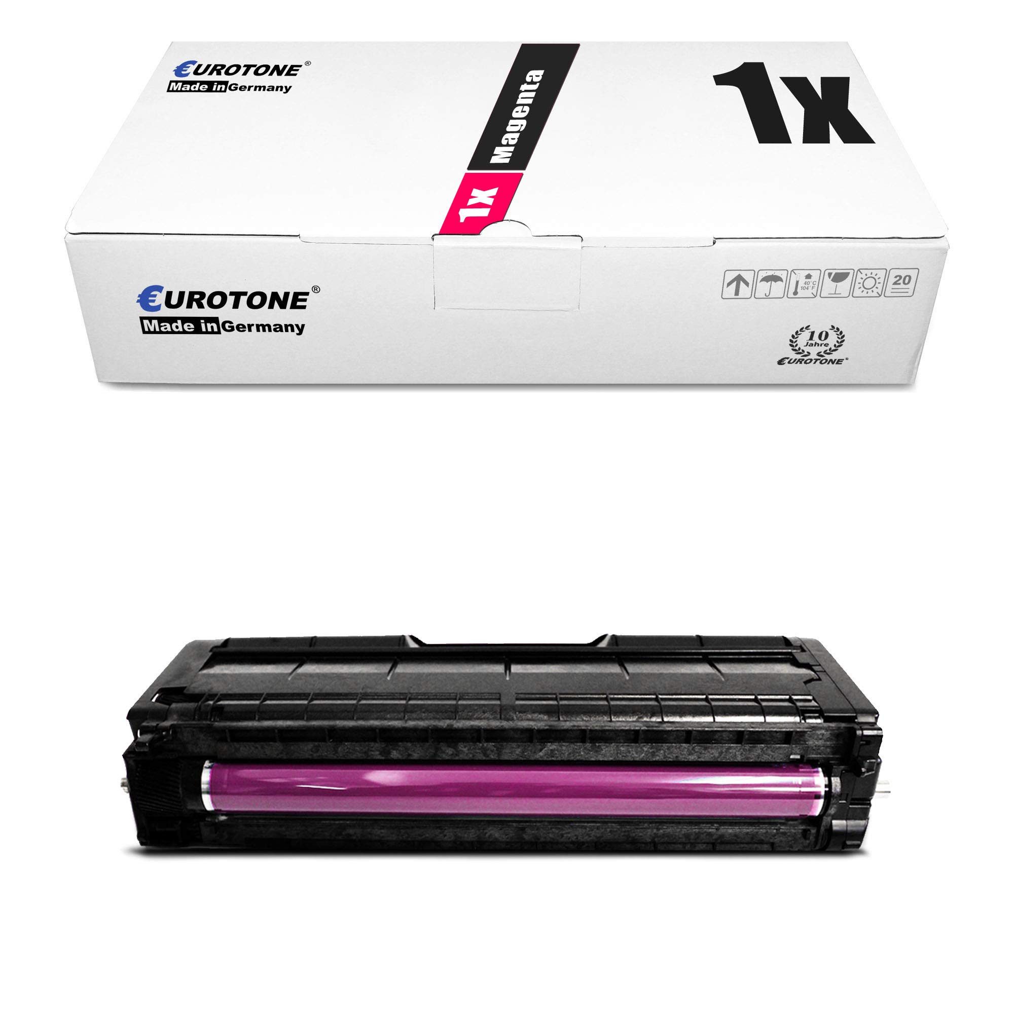 Eurotone Tonerkartusche Toner kompatibel für Ricoh Aficio SP C 232 DN 320 231 SF 310 311 312…, (Einzelpack, 1-St), Kompatibel, sofort einsatzbereit