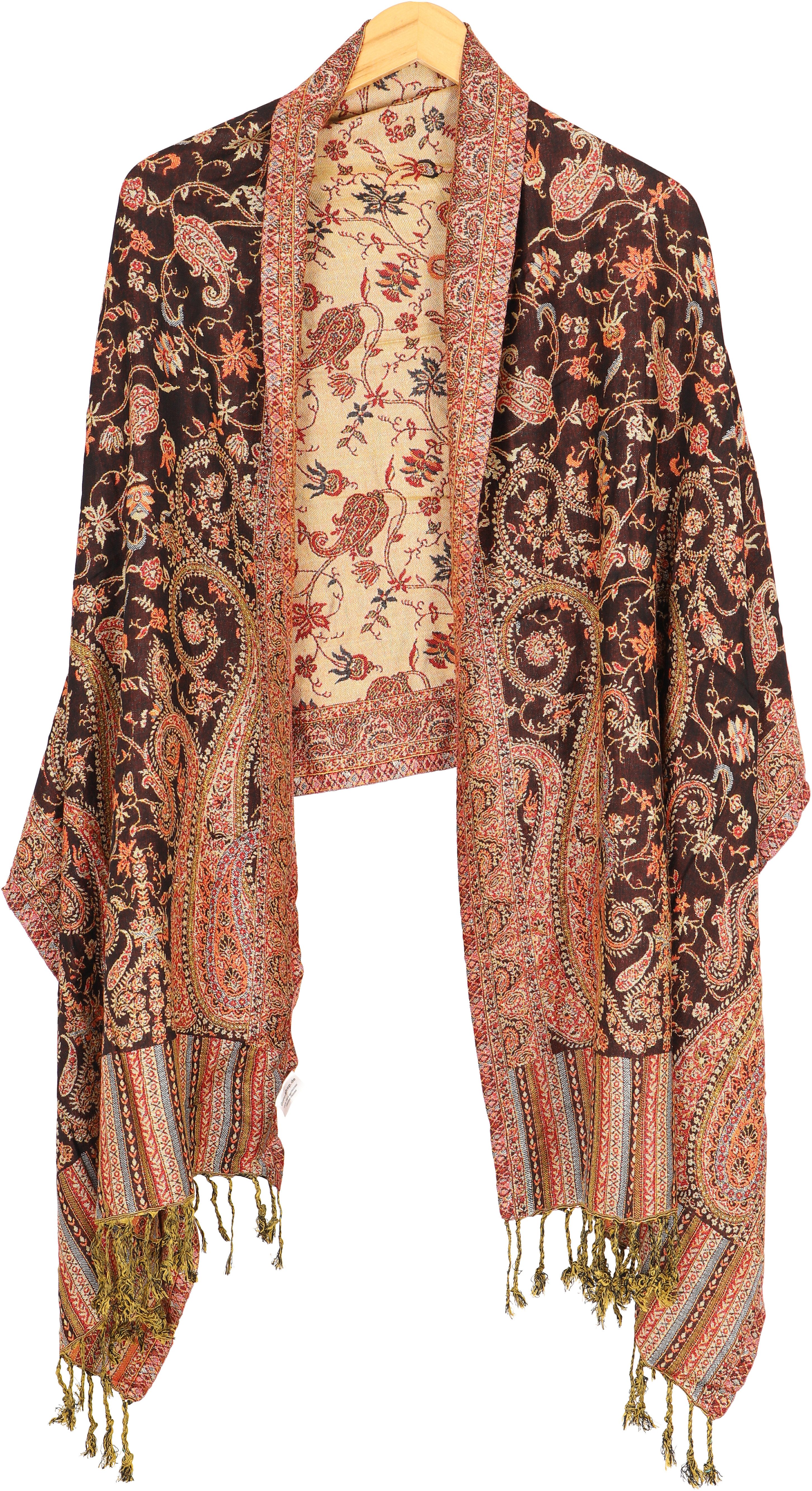 Guru-Shop Halstuch Indischer Schal, Stola mit Paisley Muster,.. günstig online kaufen
