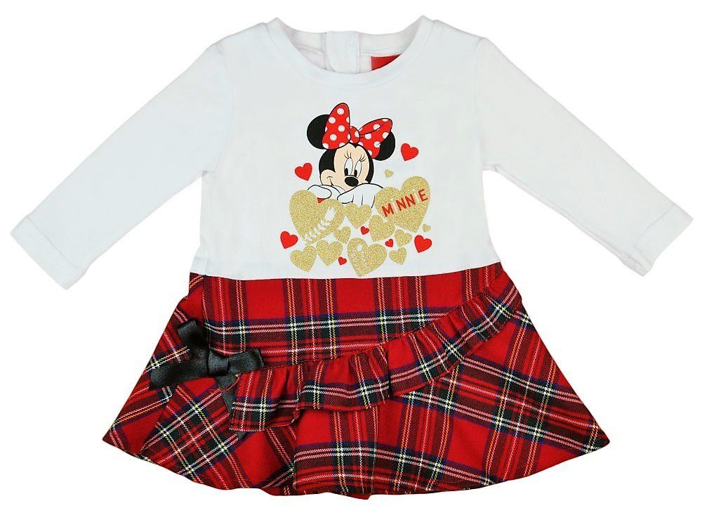 Babybogi Jerseykleid Disney Minnie Mouse Festliches Baby Kleid für Mädchen  Minnie Mouse