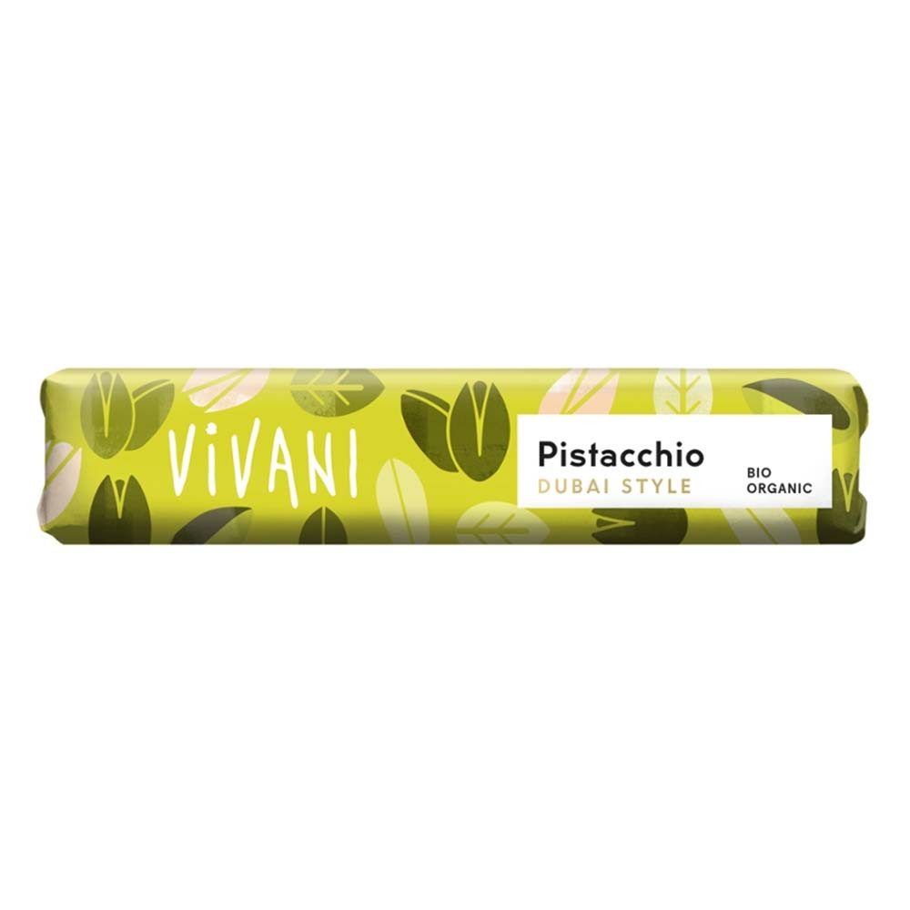 Vivani Süßigkeit Schokoriegel - Pistacchio Dubai Style 40g