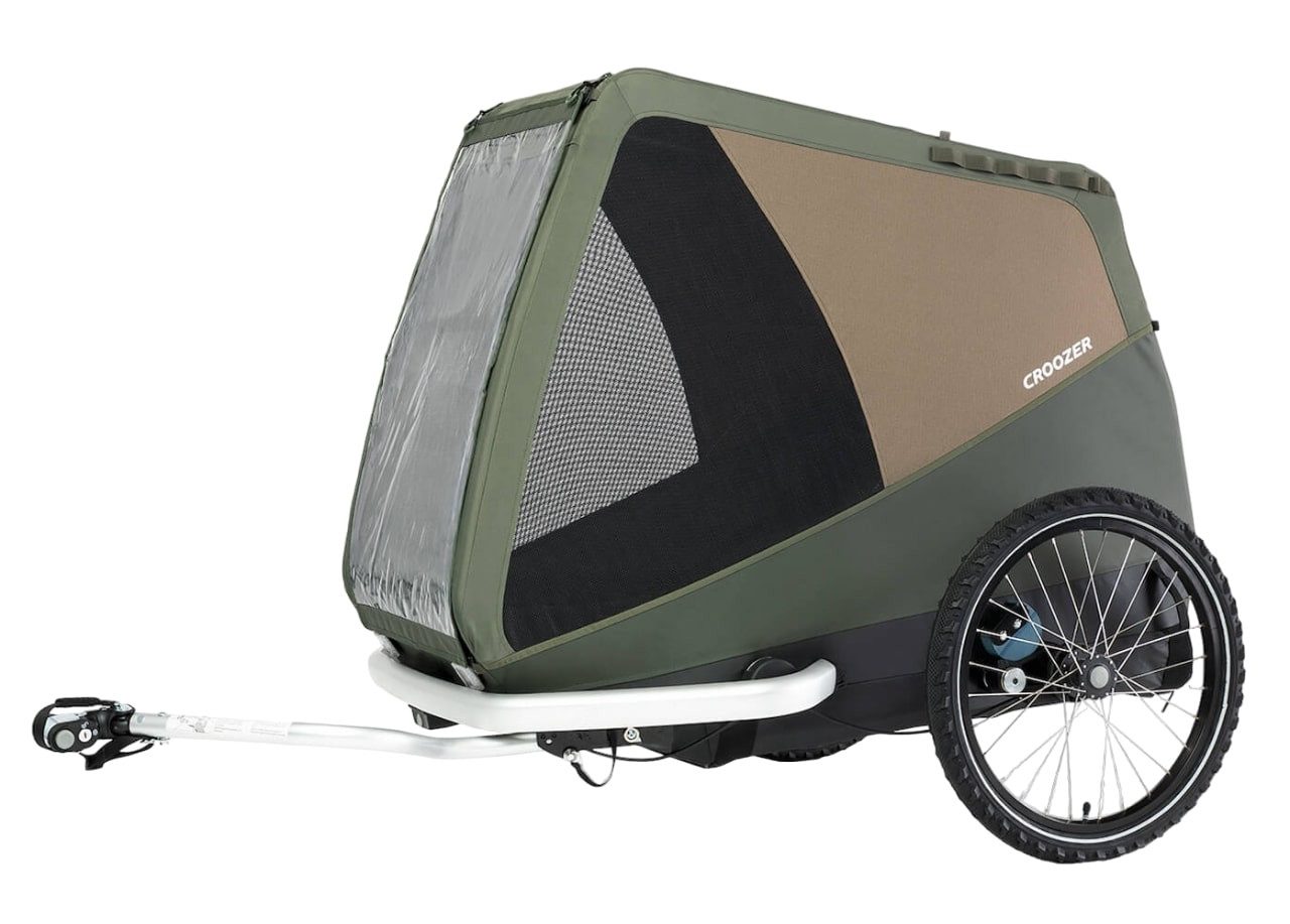 Croozer Fahrradhundeanhänger Dog Tammo für Hunde bis 45 kg, Fahrradanhänger für Hunde bis 45 kg