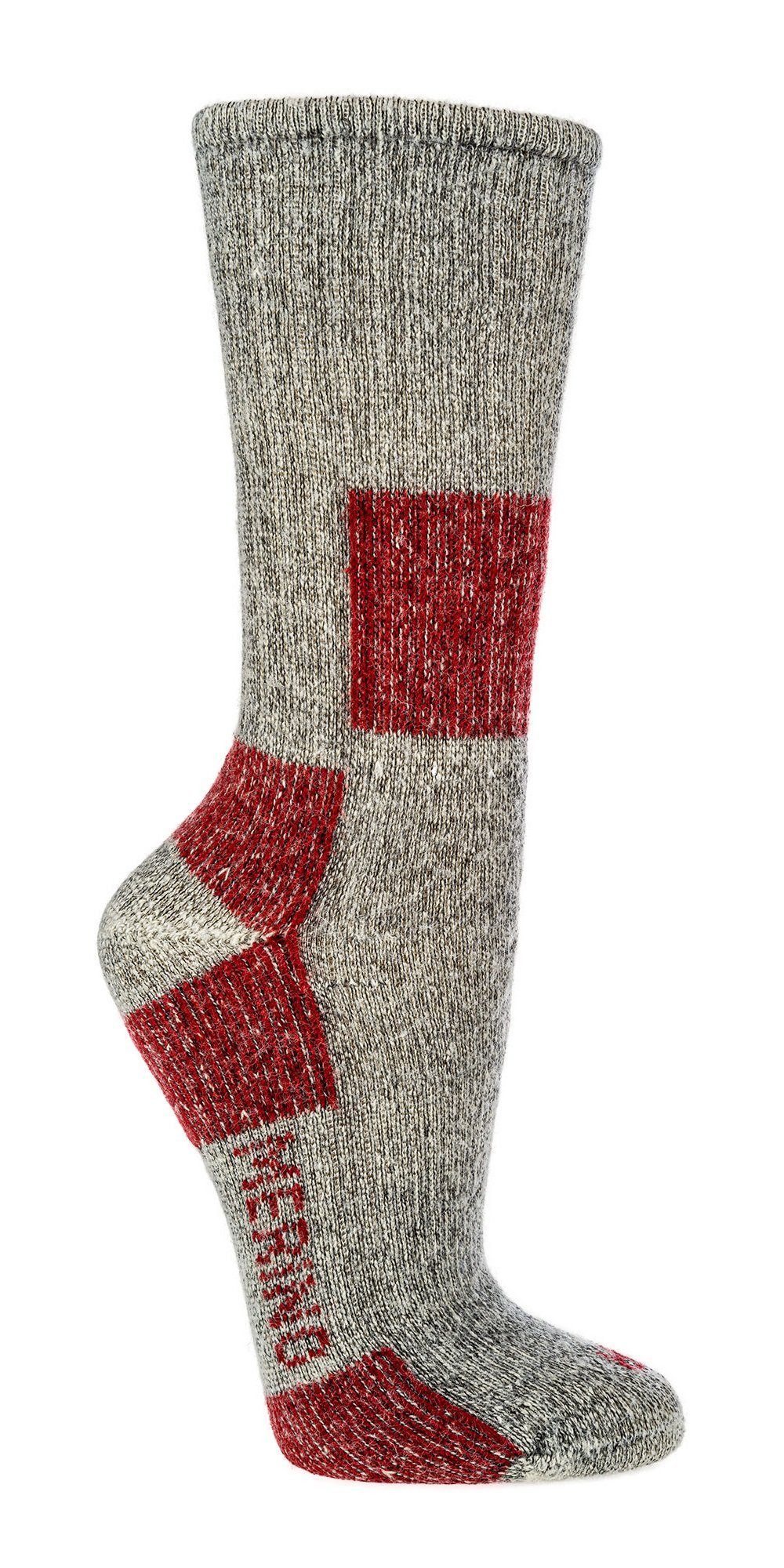 Socks 4 Fun Wandersocken Trekking Wandersocken 85% Merinowolle (1 Paar, 1-Paar, 1 Paar) hoher Merinowollanteil