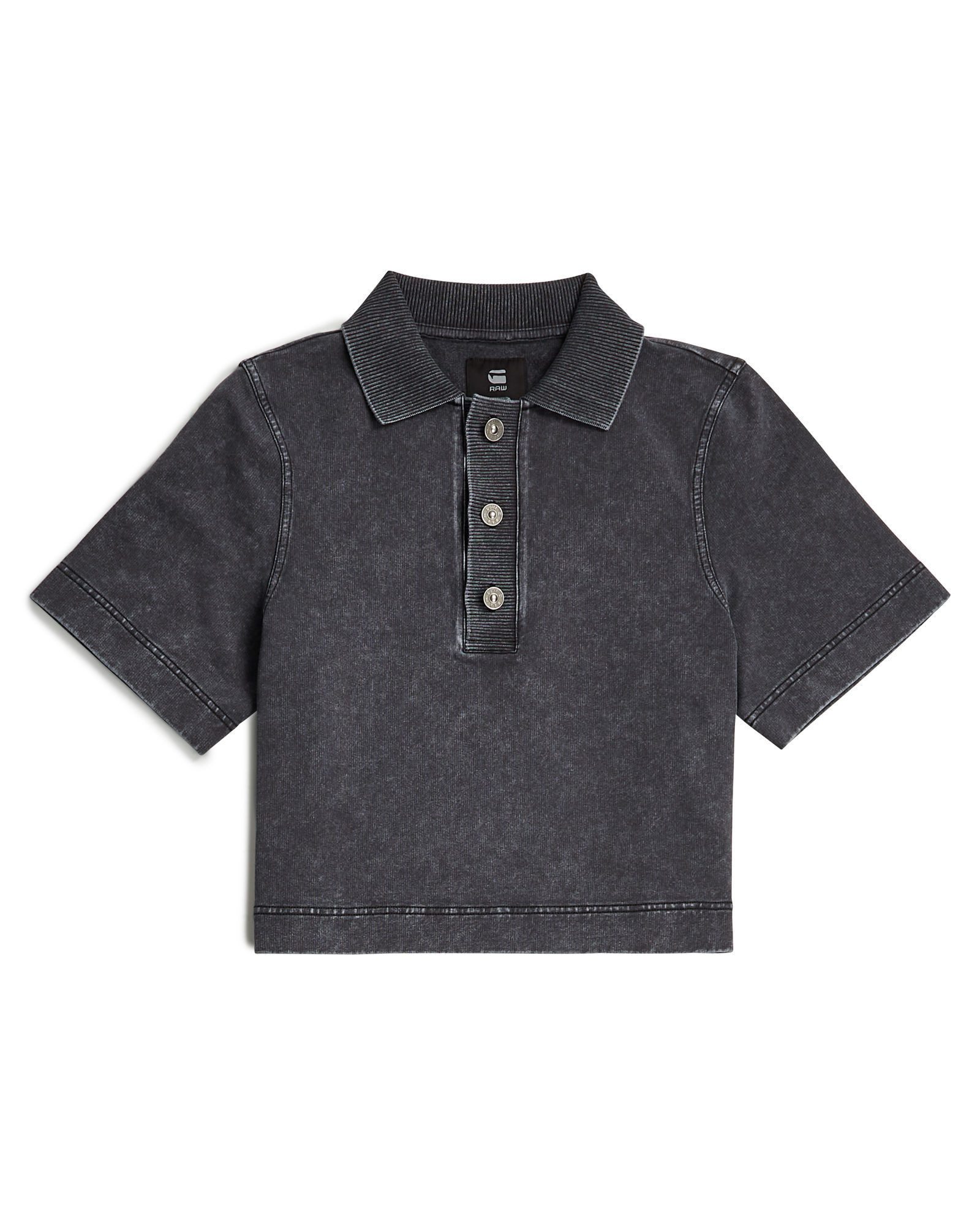 G-STAR Longpullover Overdyed Polo Sweater