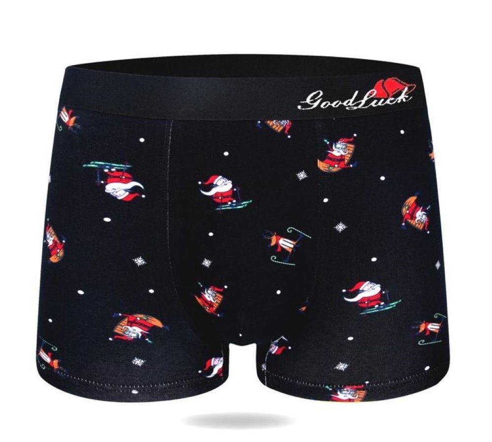 Toker Collection® Boxershorts Weihnachts Boxershort 3er Pack bunter Mix, M günstig online kaufen