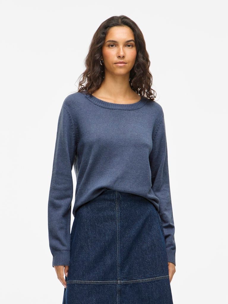 Vila Rundhalspullover VIRIL O-NECK günstig online kaufen