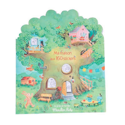 Moulin Roty Stickerbuch Stickerheft La Grande Famille 160 Sticker 20 Seiten
