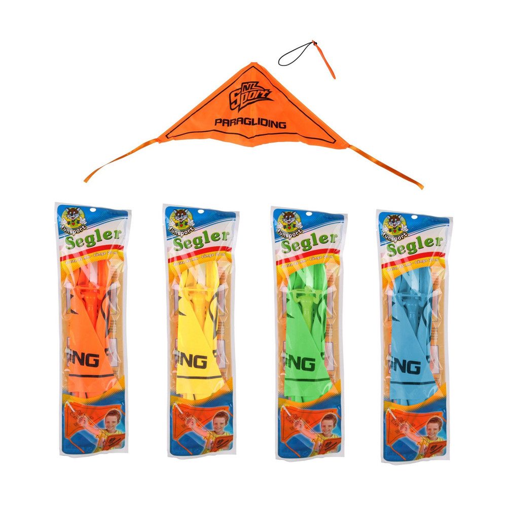Flug-Drache Besttoy - Spielzeug-Segler mit Abschussband - 1 Stück - verschiedene A