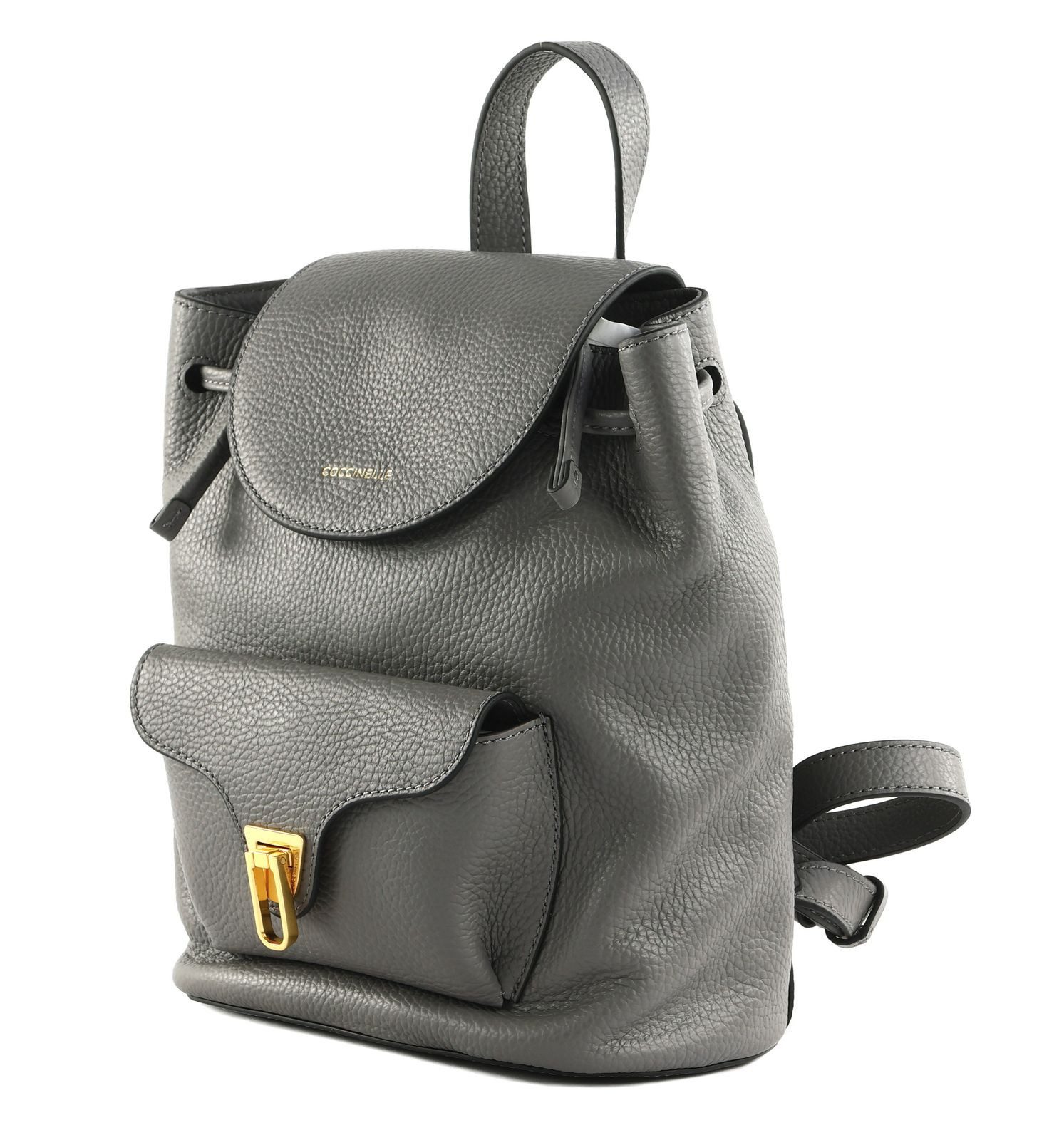 COCCINELLE Rucksack Grained Leather Backpack, aus echtem Rindsleder