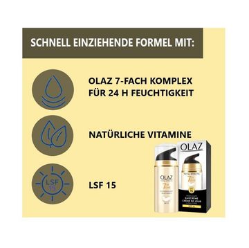OLAZ Tagescreme Total Effects 7 in One Ultra leichte feuchtigkeitsspendende Tagescreme 15ml - 2er Pack