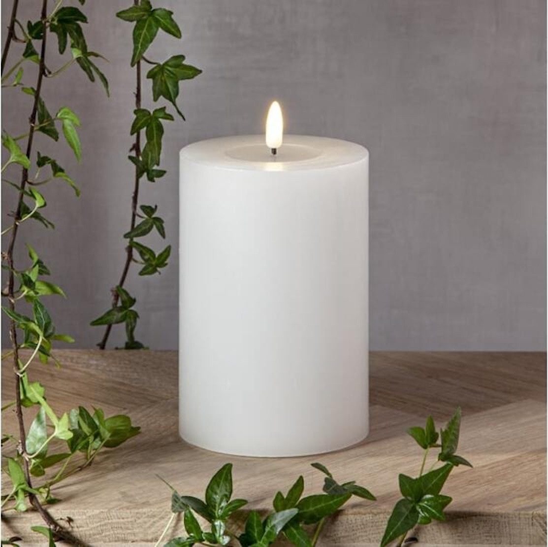 STAR TRADING LED-Kerze Echtwachs Flame Flow Big Wachsspiegel günstig online kaufen