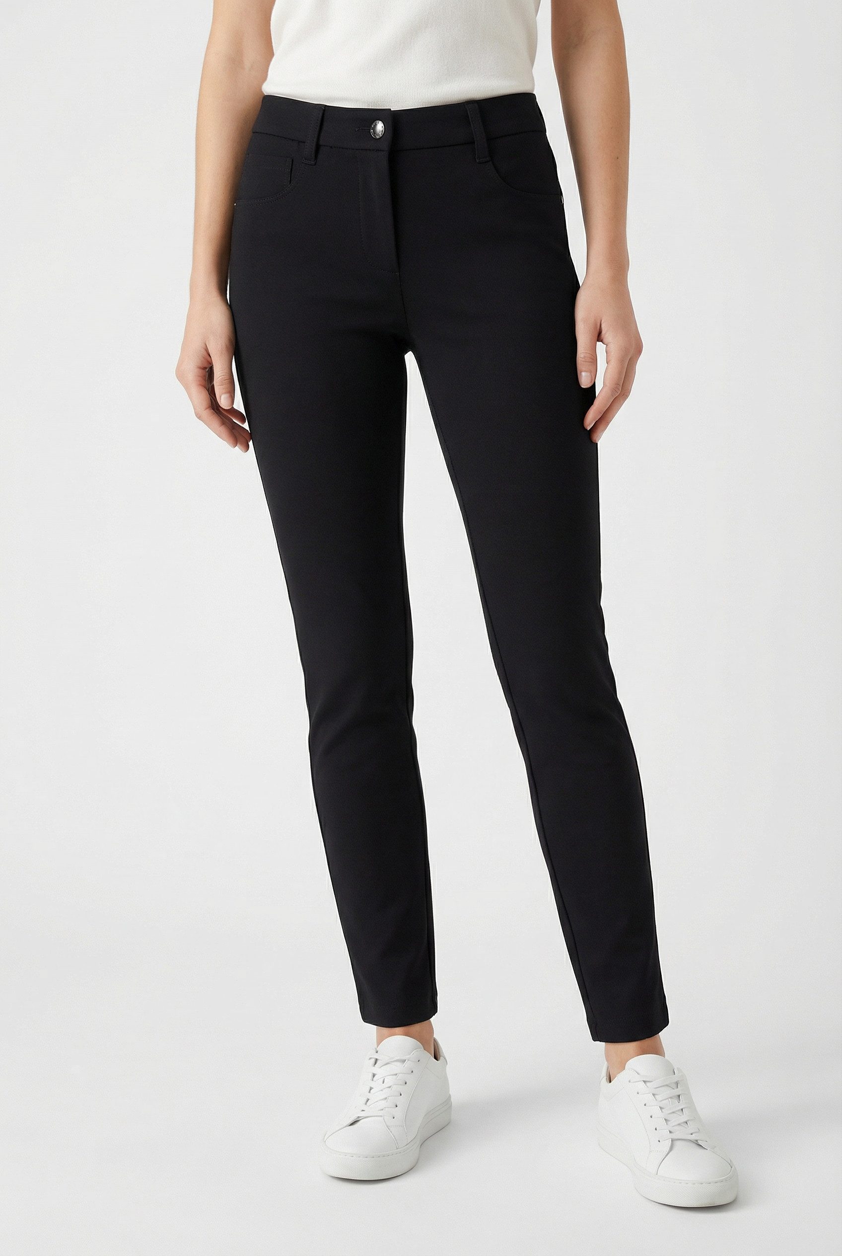 MAC Stoffhose SLIM Sommerhose im Five-Pocket Style