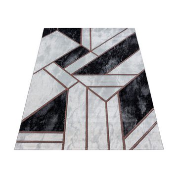 Designteppich Marmor Design, Carpettex, Läufer, Höhe: 12 mm, Kurzflor Teppich Wohnzimmer Marmor Design Skandinavische Stil