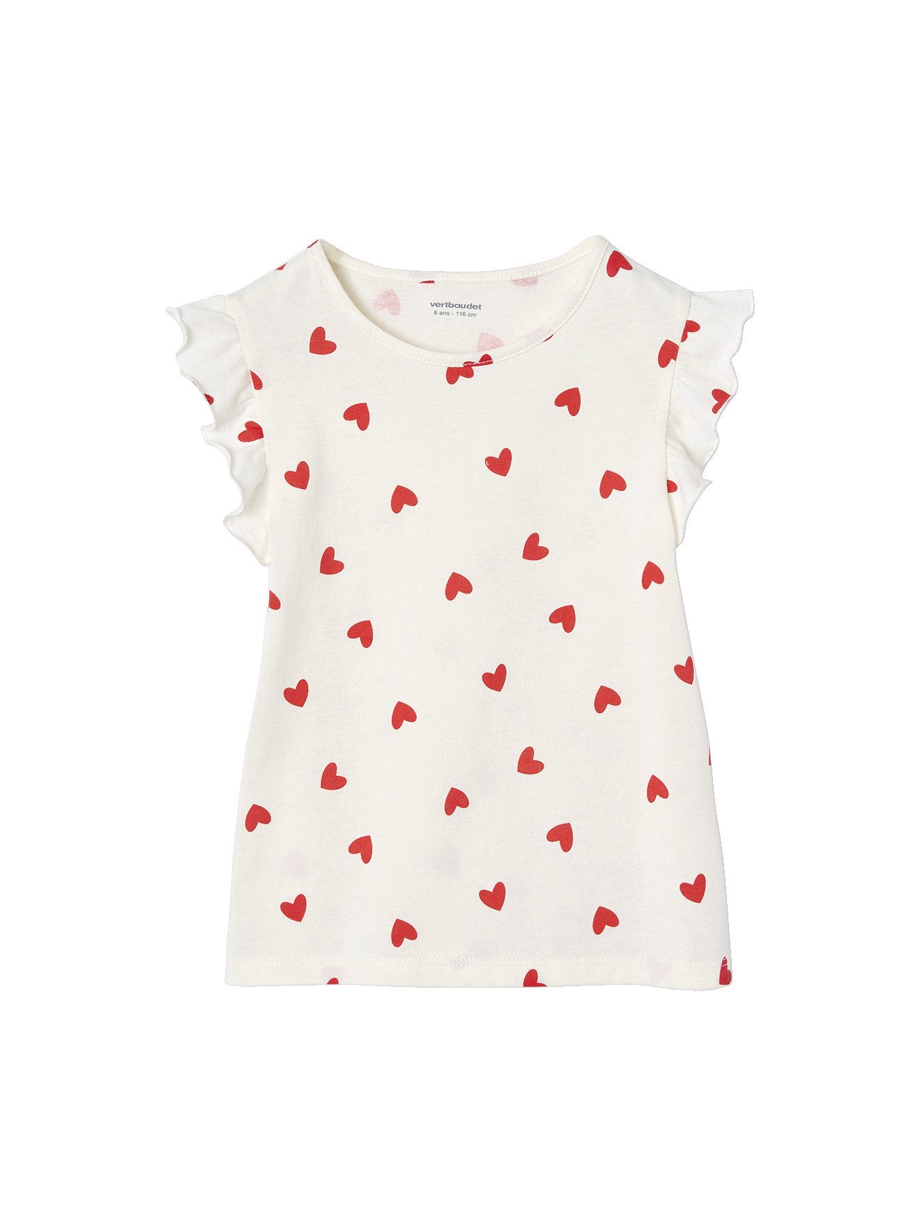 vertbaudet Kleid & Hose Mädchen-Set: T-Shirt + Rock