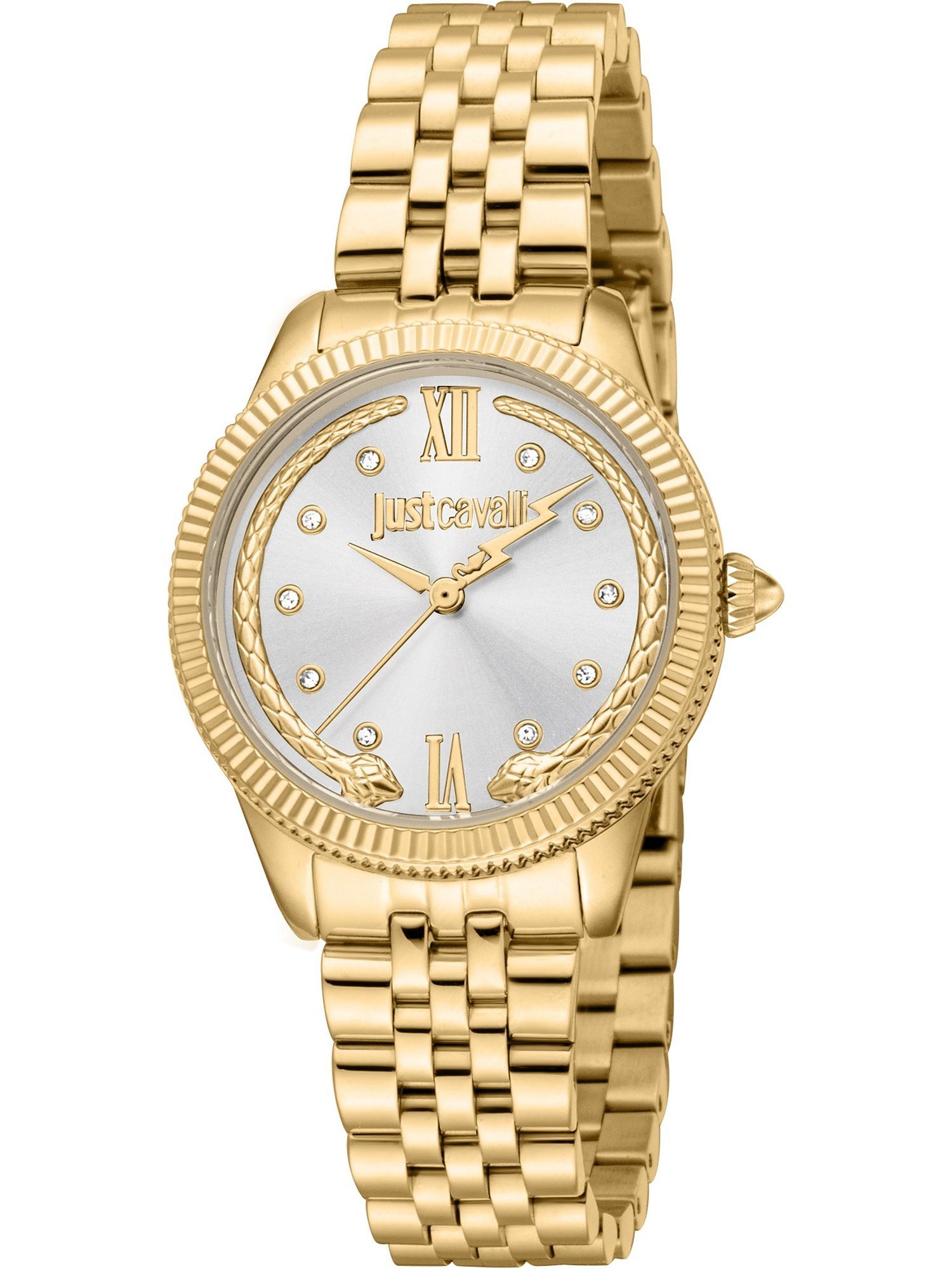 Just Cavalli Chronograph Just Cavalli Damen-Uhren-Sets Analog Quarz, Klassikuhr