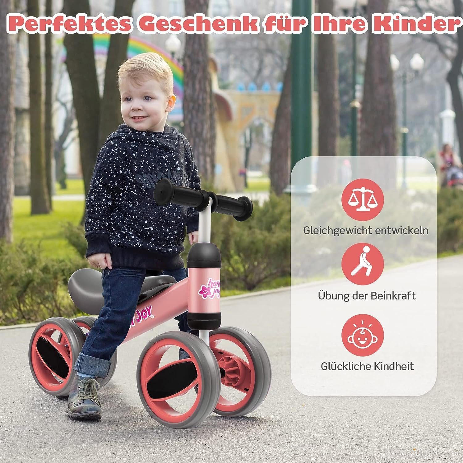 KOMFOTTEU Laufrad Lauflernhilfe, für Kinder 1-2 Jahre günstig online kaufen